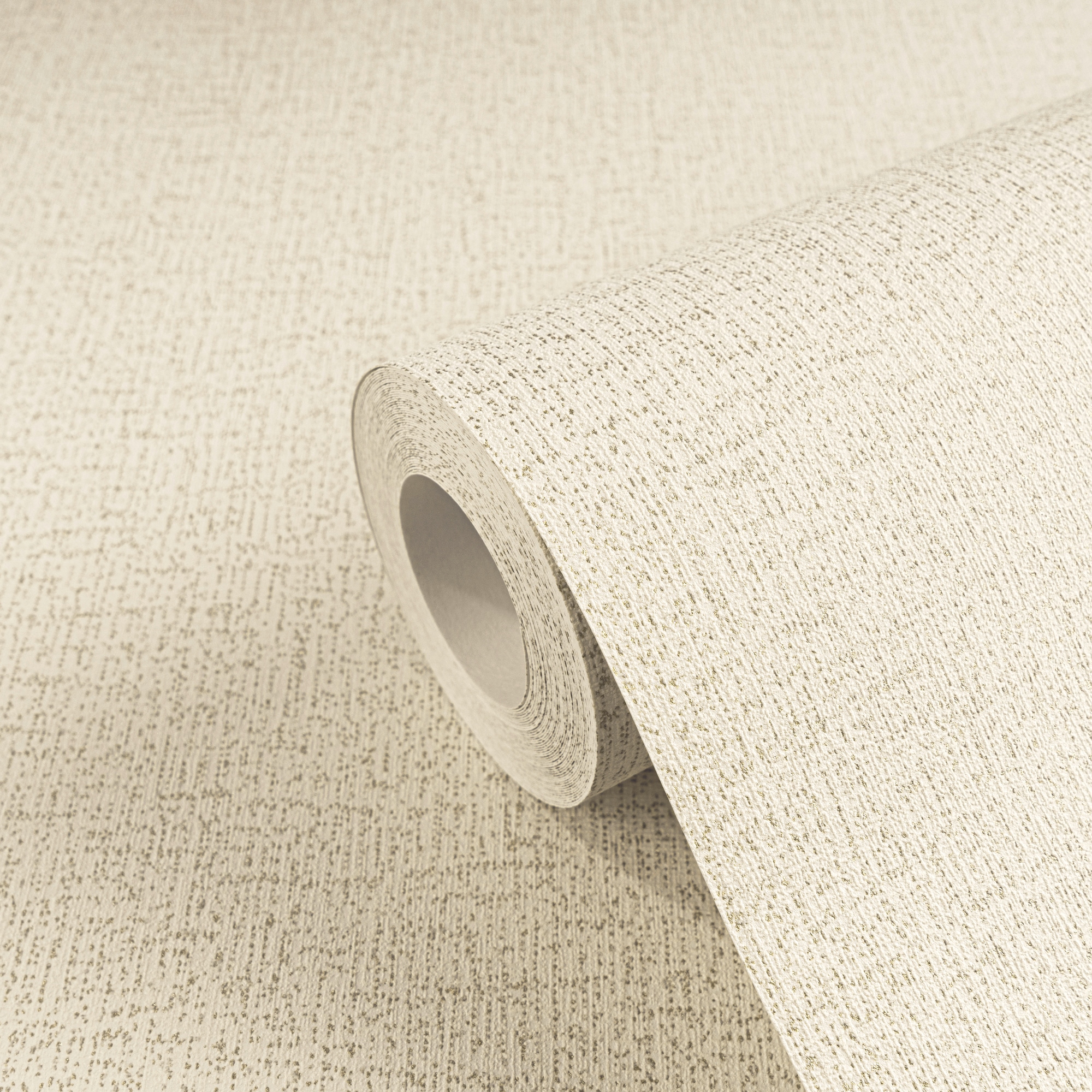 CosmoLiving by Cosmopolitan Vliestapete »Metallic Weave – Struktur-Unitapete« matt strukturiert Elegante Struktur-Vliestapete mit Metallic-Effekt