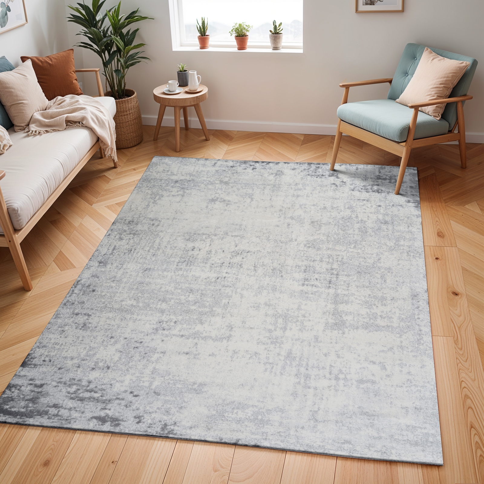 Livabliss Teppich "UTRECHT" rechteckig 9 mm Höhe Designerteppich in Marmor günstig online kaufen