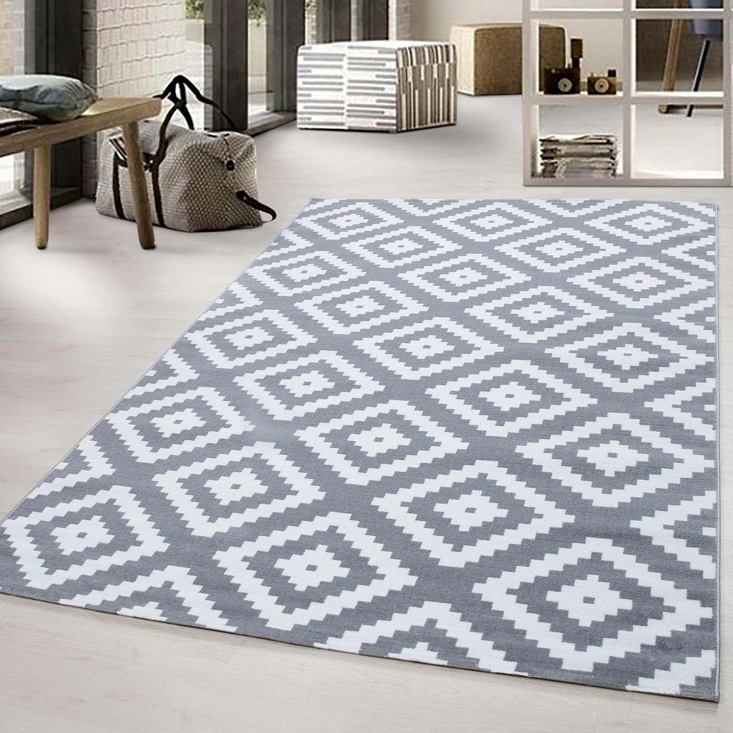 AYYILDIZ TEPPICHE Plus 8005 Rectangular Rug Gray 120x170cm