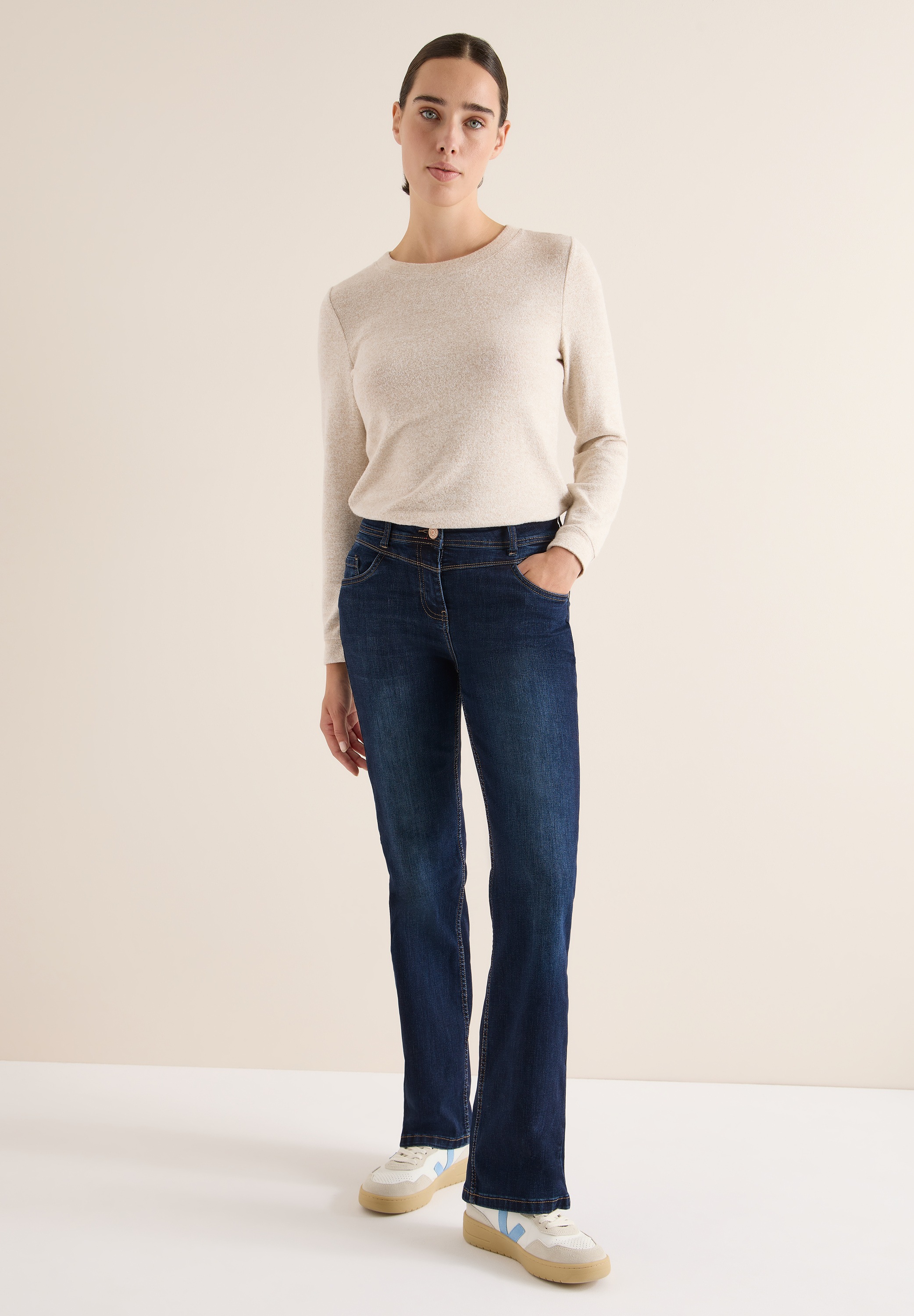 Cecil Slim-fit-Jeans High Waist