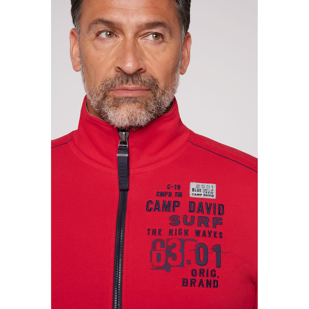 CAMP DAVID Sweatjacke