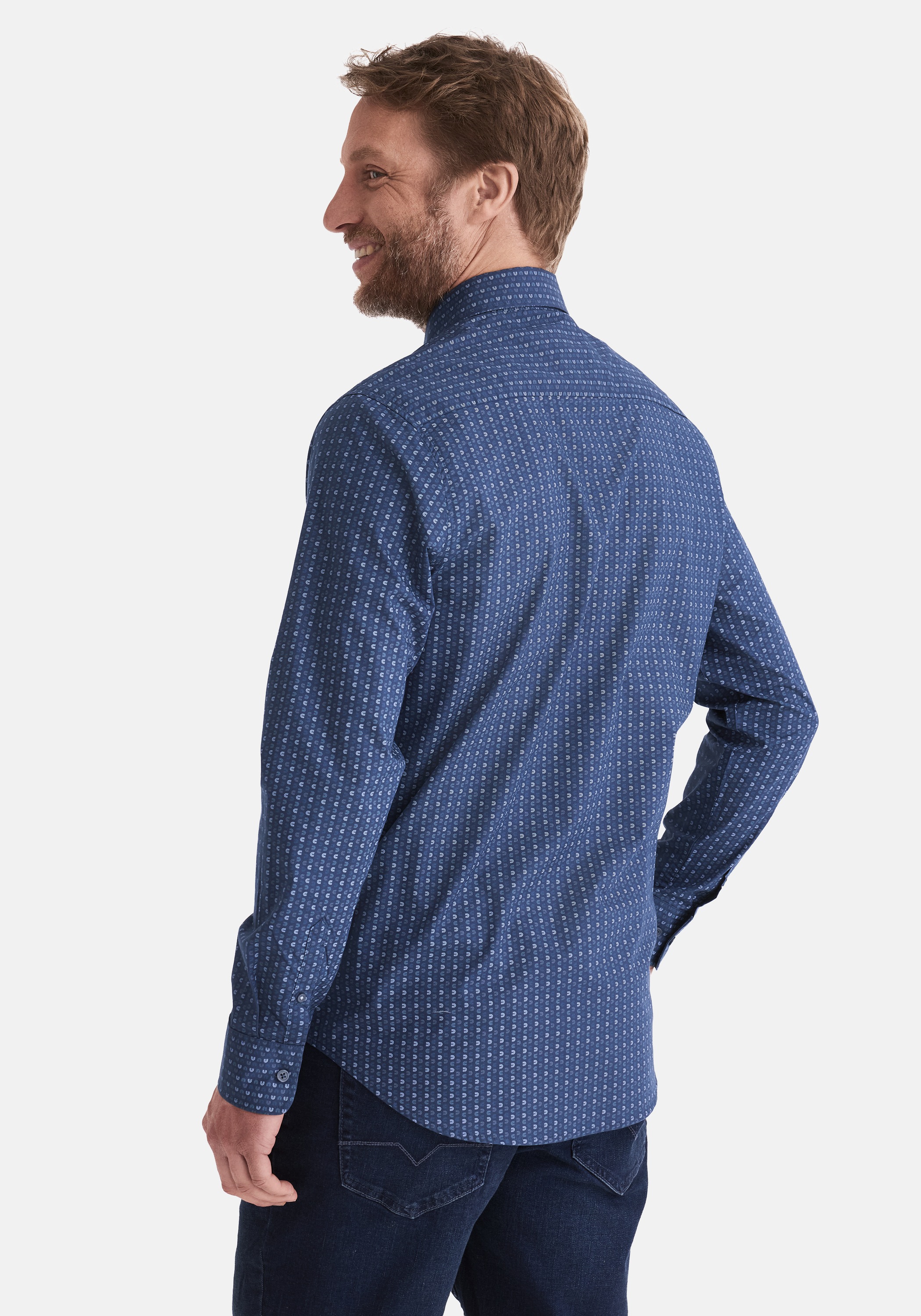 Stooker Men Langarmhemd "HUGH Hemd Langarm Regular Fit" Langarm Hemd Regula günstig online kaufen