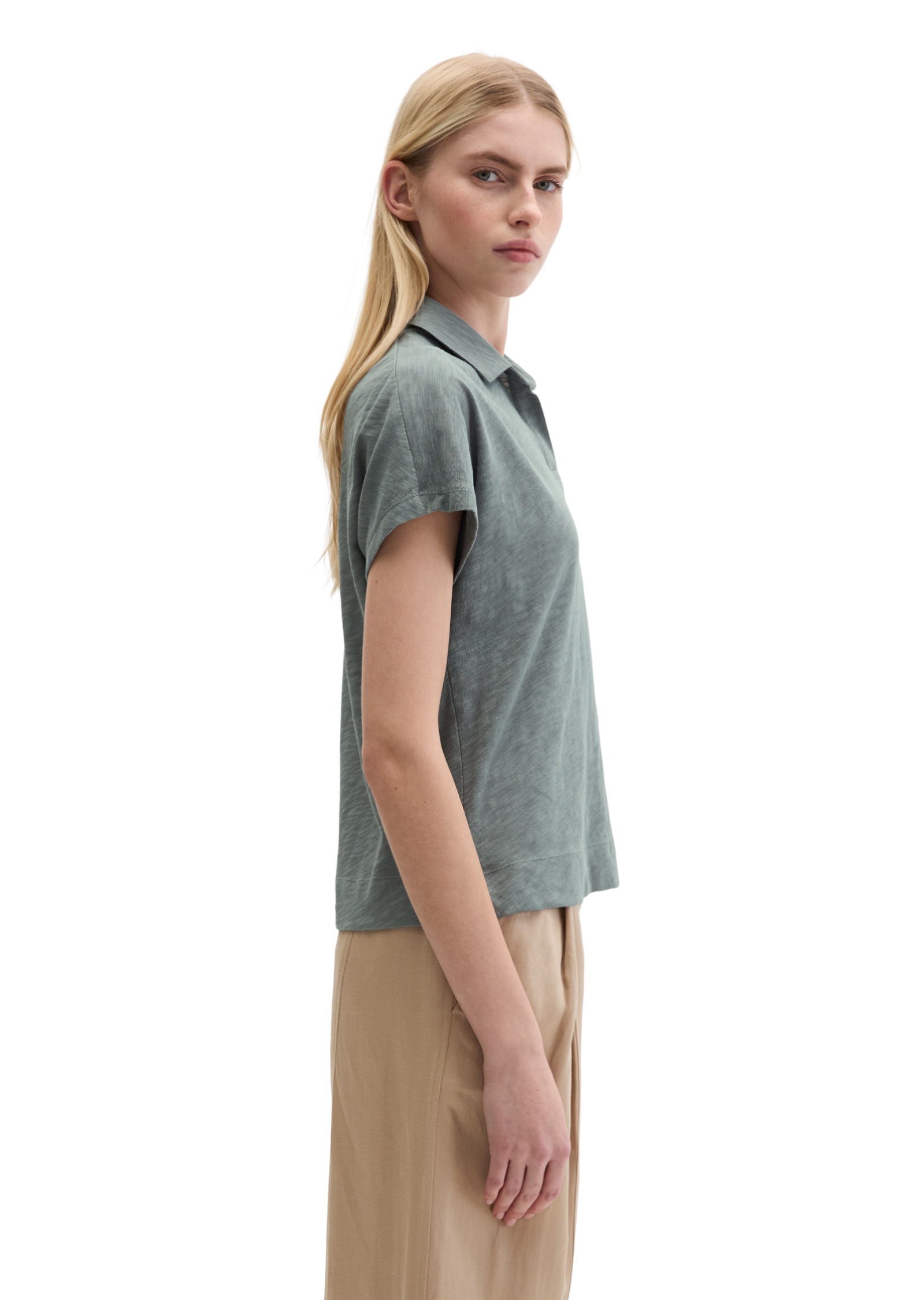 Marc O'Polo Poloshirt »aus Slub Jersey«