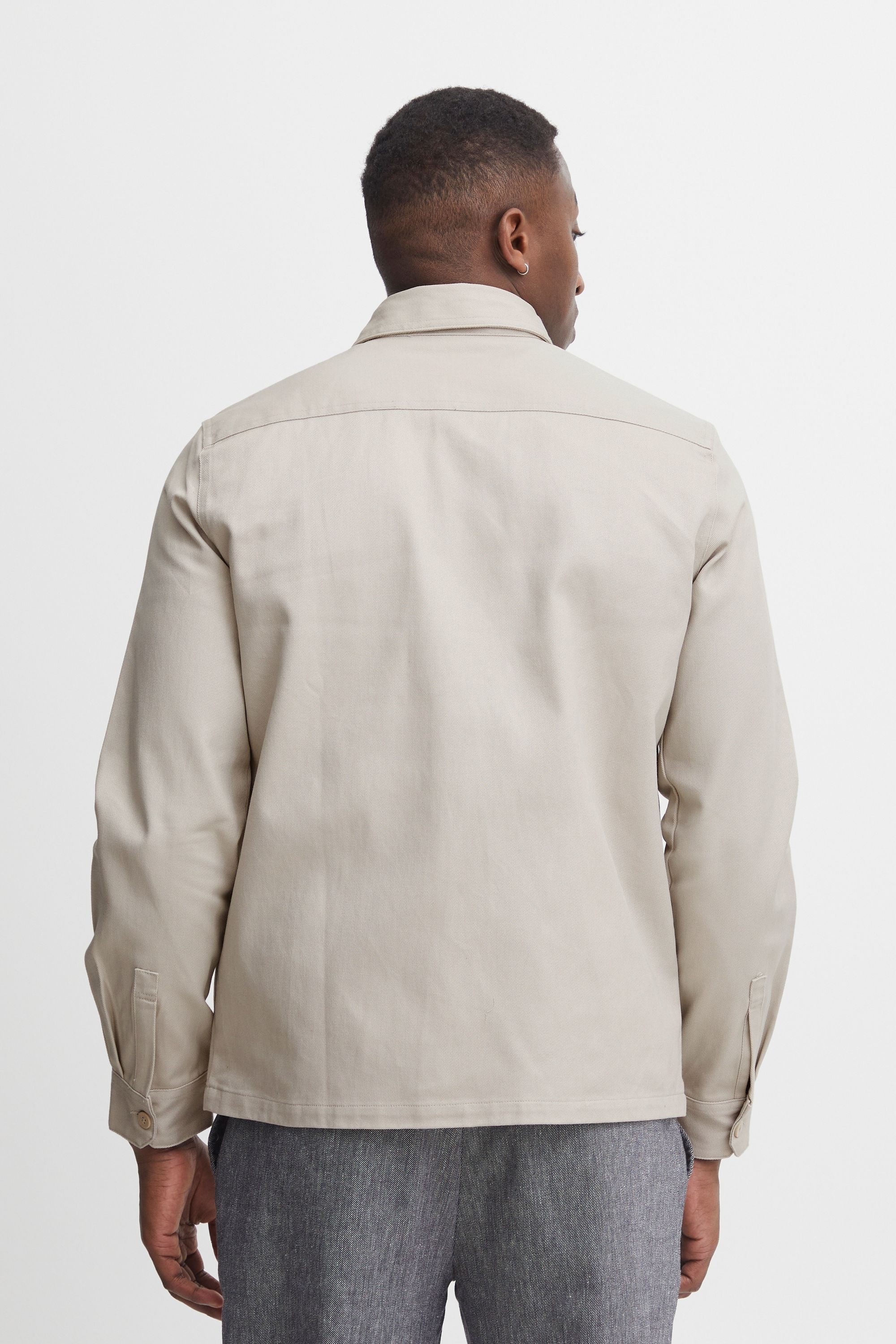 Langarmhemd CASUAL FRIDAY "Langarmhemd CFAnton", Herren, Gr. XL, N-Gr, beige (chateau gray), Obermaterial: 100% Baumwolle CO., Hemden 3