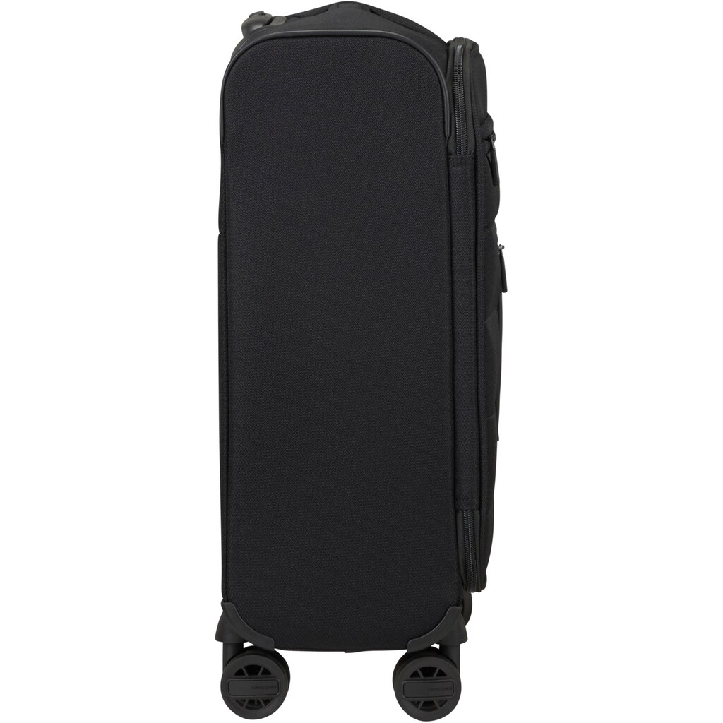 Samsonite Weichgepäck-Trolley »Vacay, black, 55 cm«, 4 Rollen