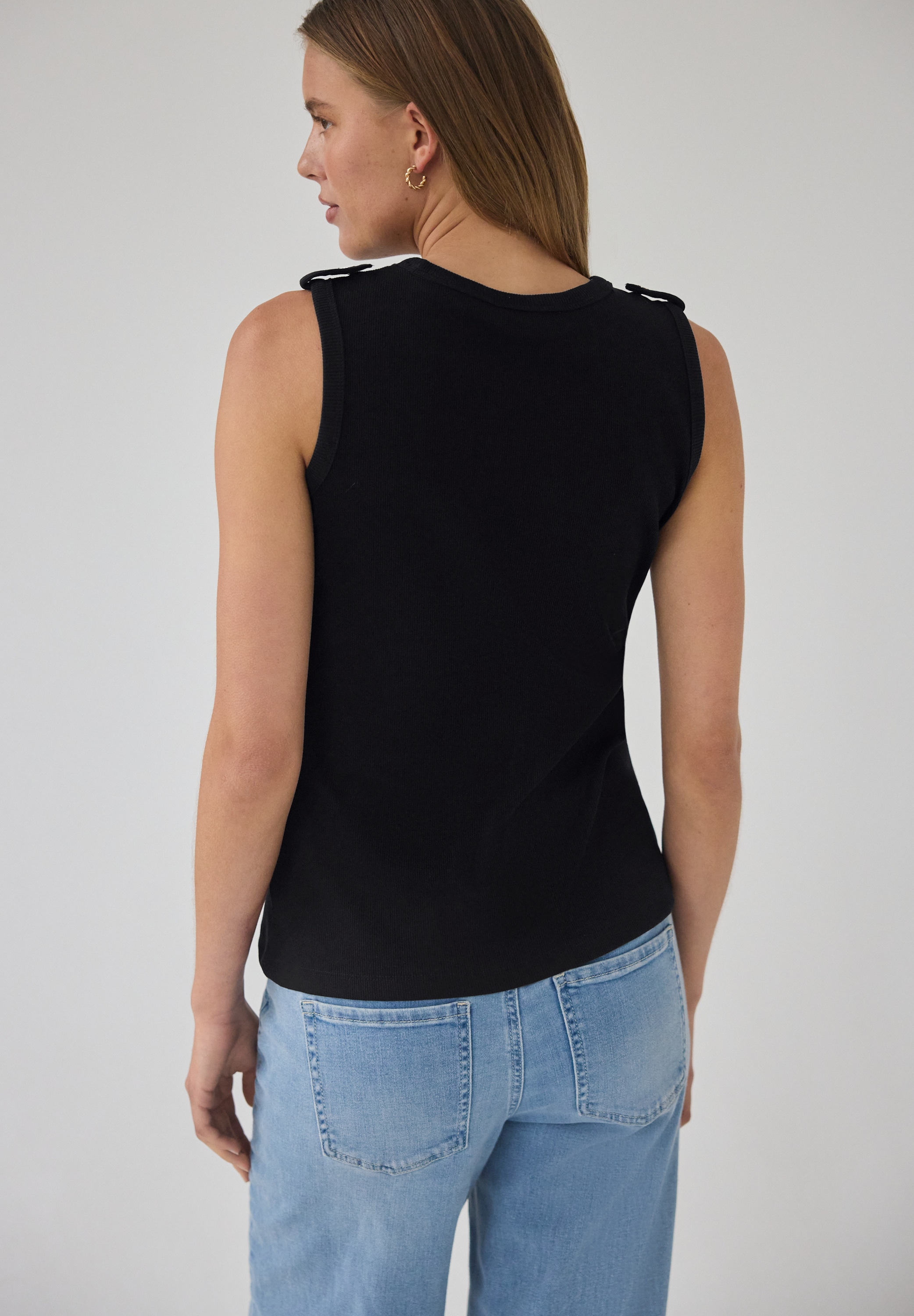 STREET ONE STUDIO Ripptanktop mit Rippstrick-Struktur