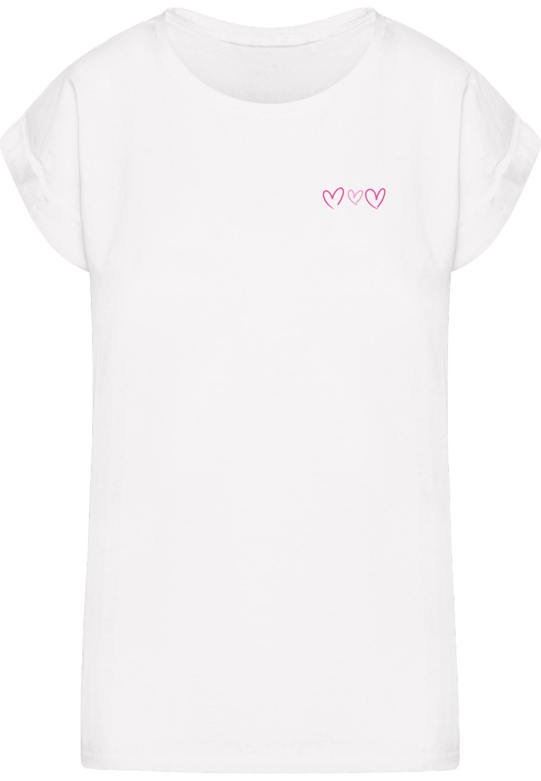 Miss Tee T-Shirt "Miss Tee Always Trust Your Heart Ladies Extended Shoulder günstig online kaufen