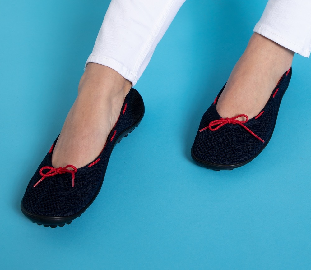 Thumbnail - Leguano Barfußschuh "STYLE MARITIM" Ballerina, Slipper, Bequemschuh mit modischen Durchzügen