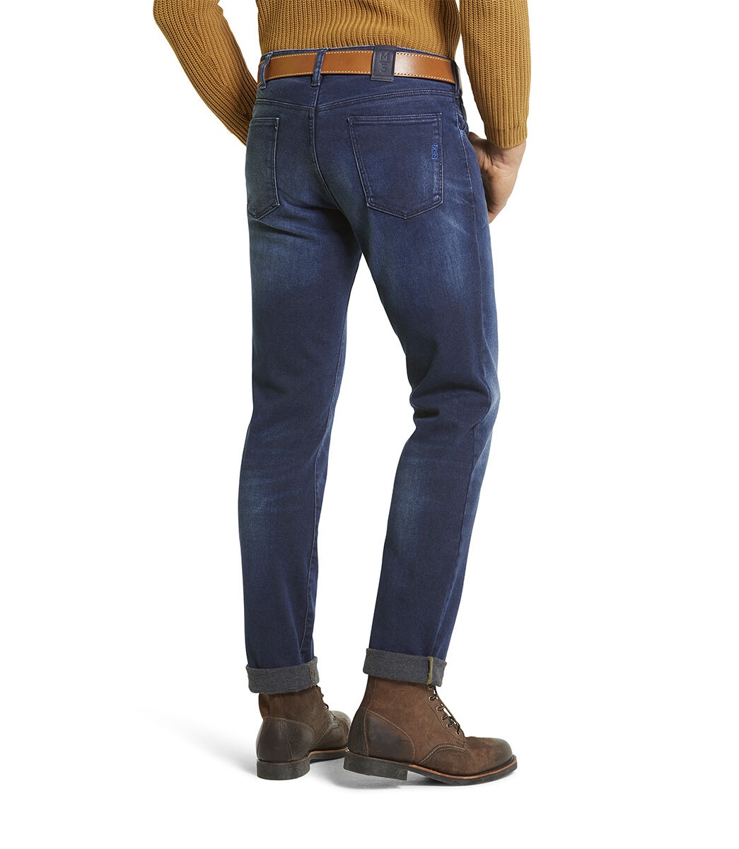 Thumbnail - MEYER 5-Pocket-Jeans "M5 Slim", mit Rundbundverarbeitung
