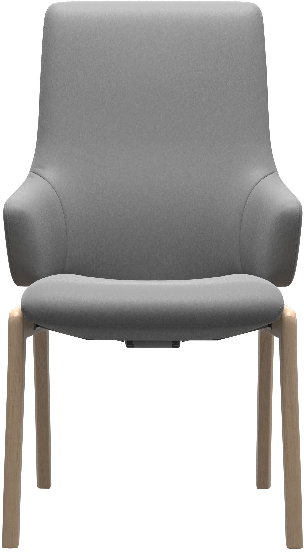 Stressless® Polsterstuhl »Laurel«, Leder BATICK, High Back mit Armlehne, Größe L, mit abgerundeten Beinen in Eiche