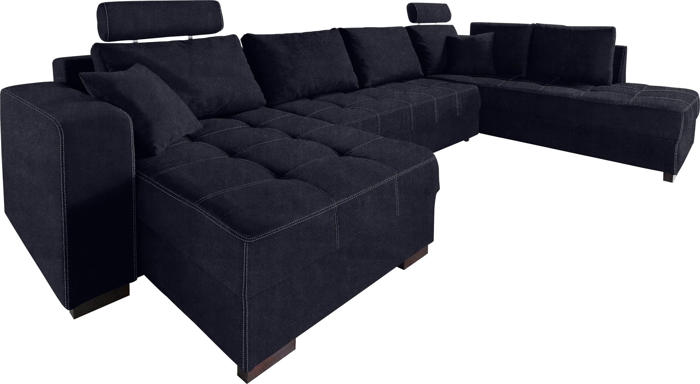 Jockenhöfer Gruppe Wohnlandschaft "Antego U-Form" inklusive Bettfunktion, B günstig online kaufen