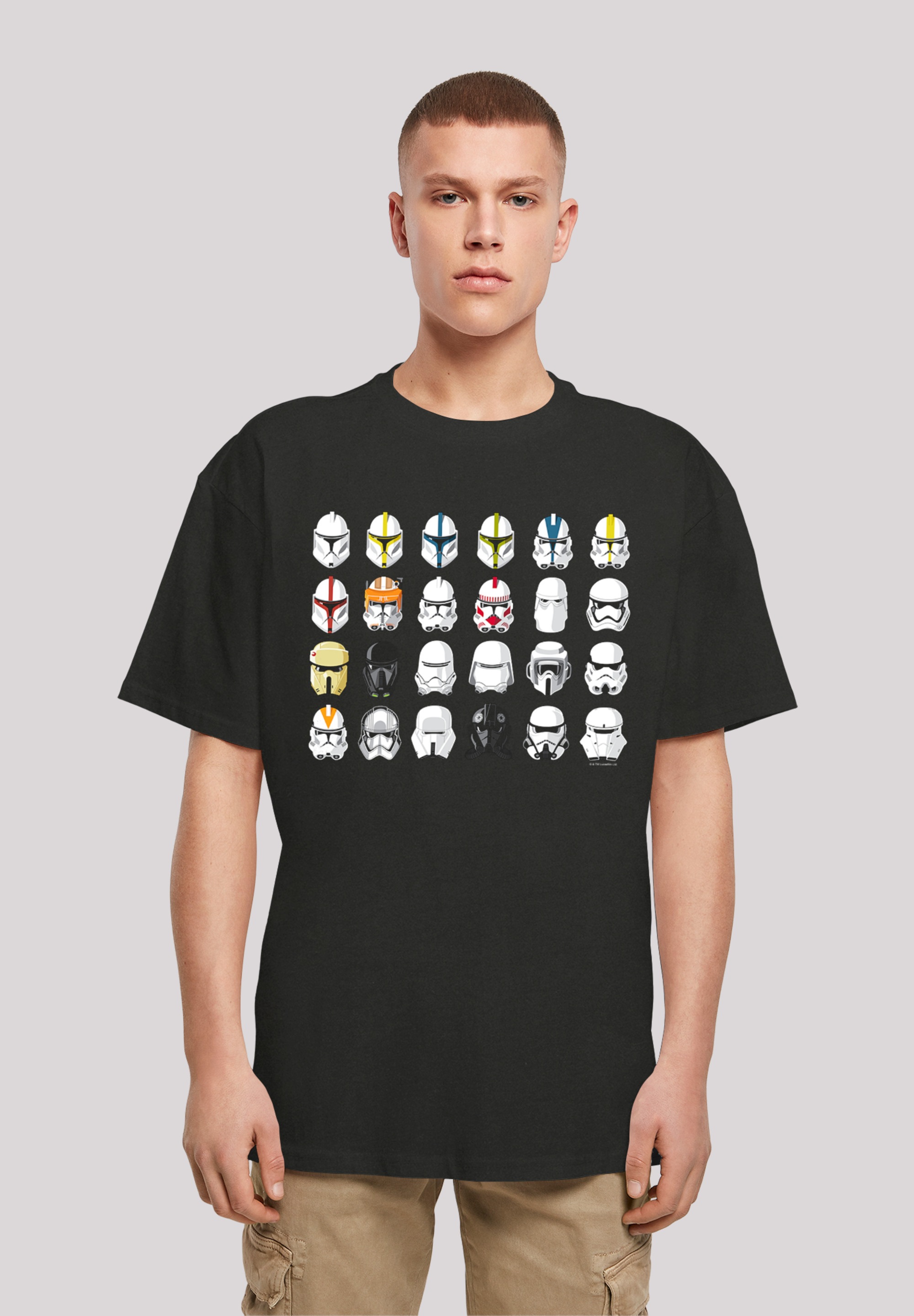 F4NT4STIC T-Shirt "Star Wars Stormtrooper Helmets CAD", Print günstig online kaufen