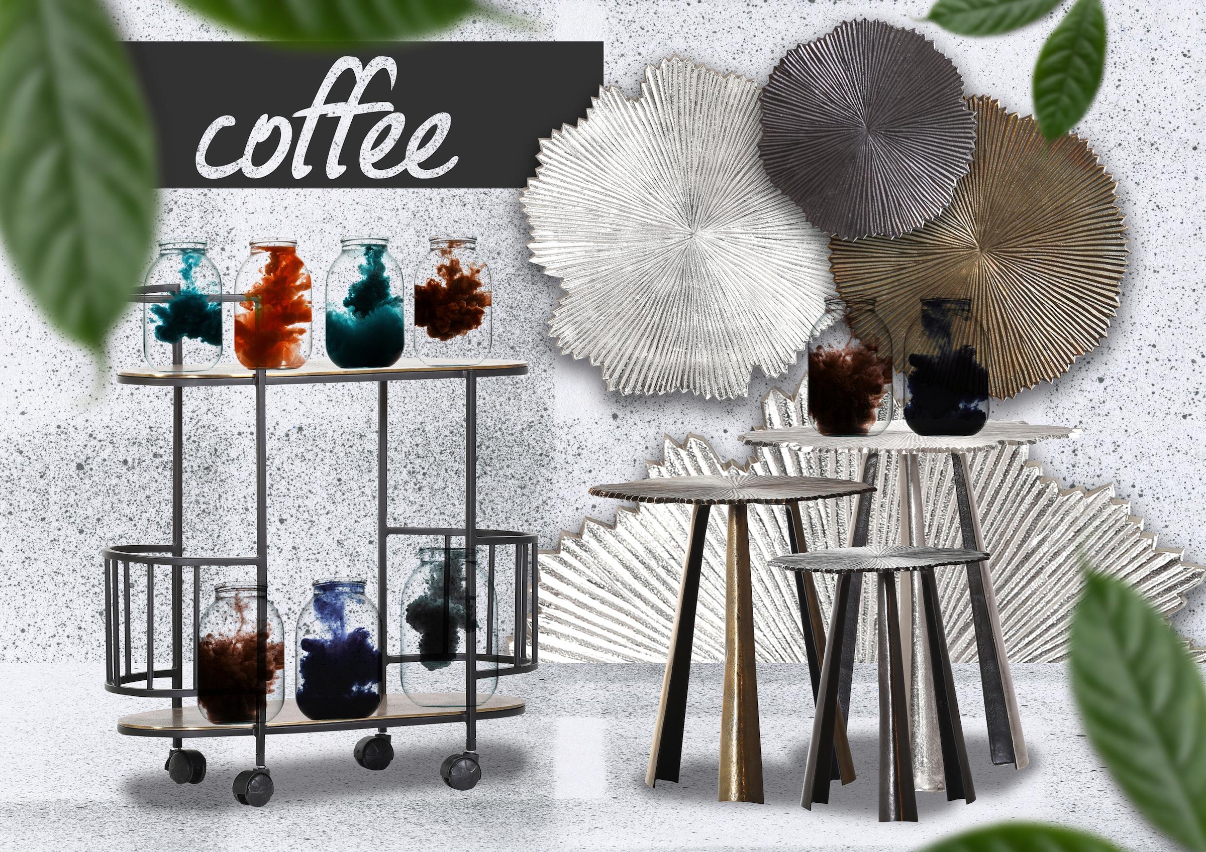 Gutmann Factory Beistelltisch »Coffee«, in drei Metallicfarben