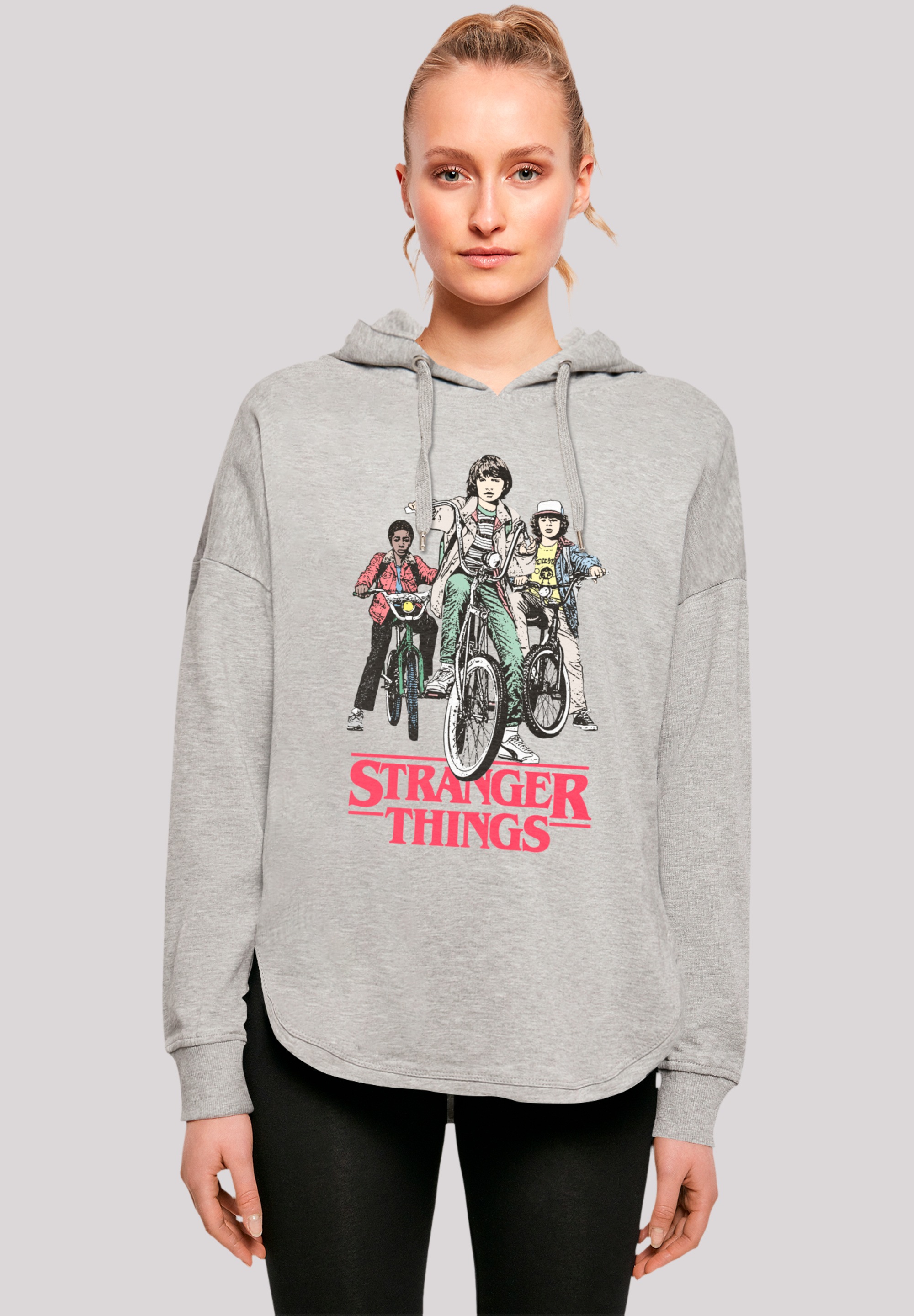 F4NT4STIC Kapuzenpullover "Stranger Things Retro Bikers Netflix TV Series", Premium Qualität