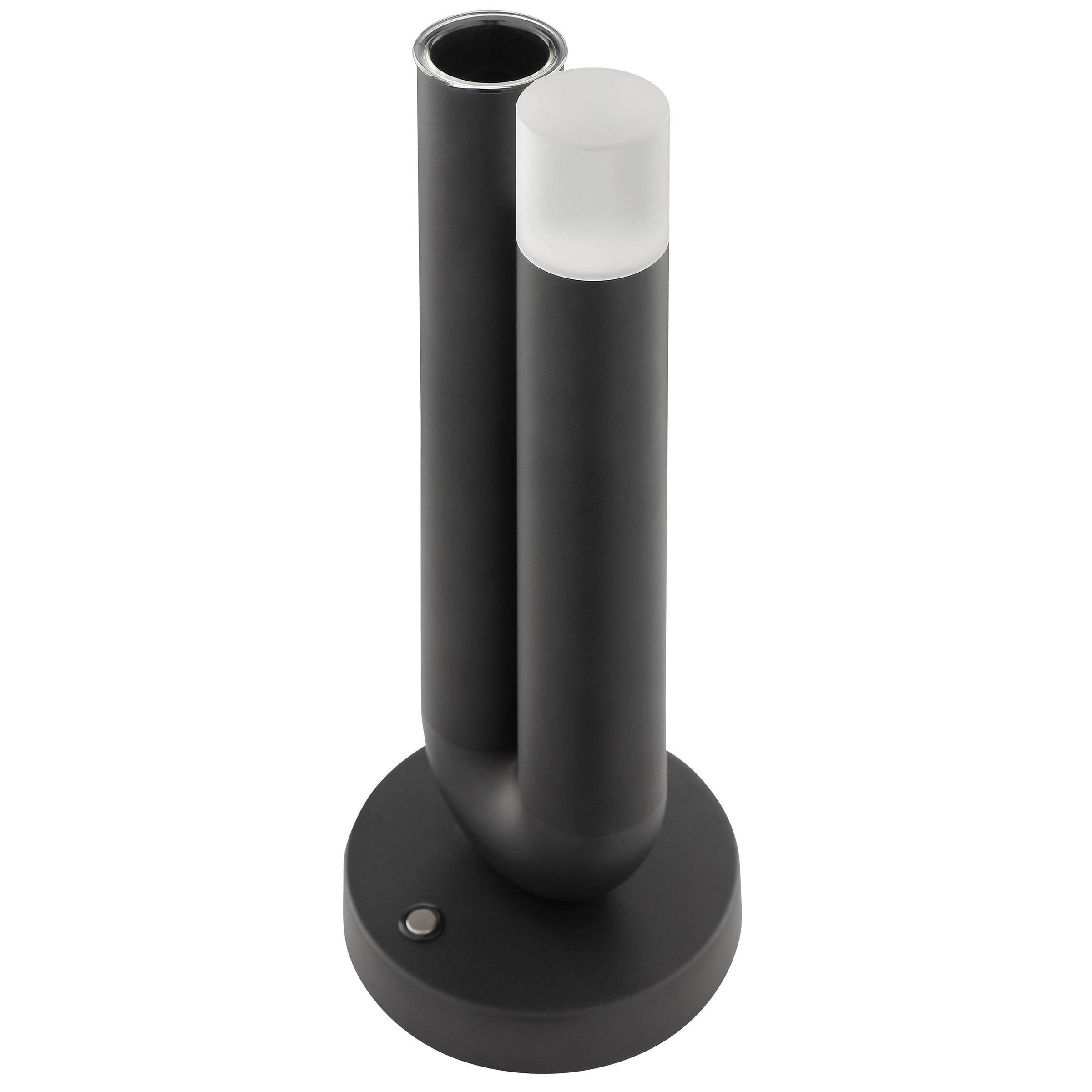 Brilliant LED Tischleuchte »Sayu« LED-Modul 1 Stk. Warmweiß LED Akku-Leuchte mit Vase, 27 cm, 250lm, 2700K, Wireless Charging