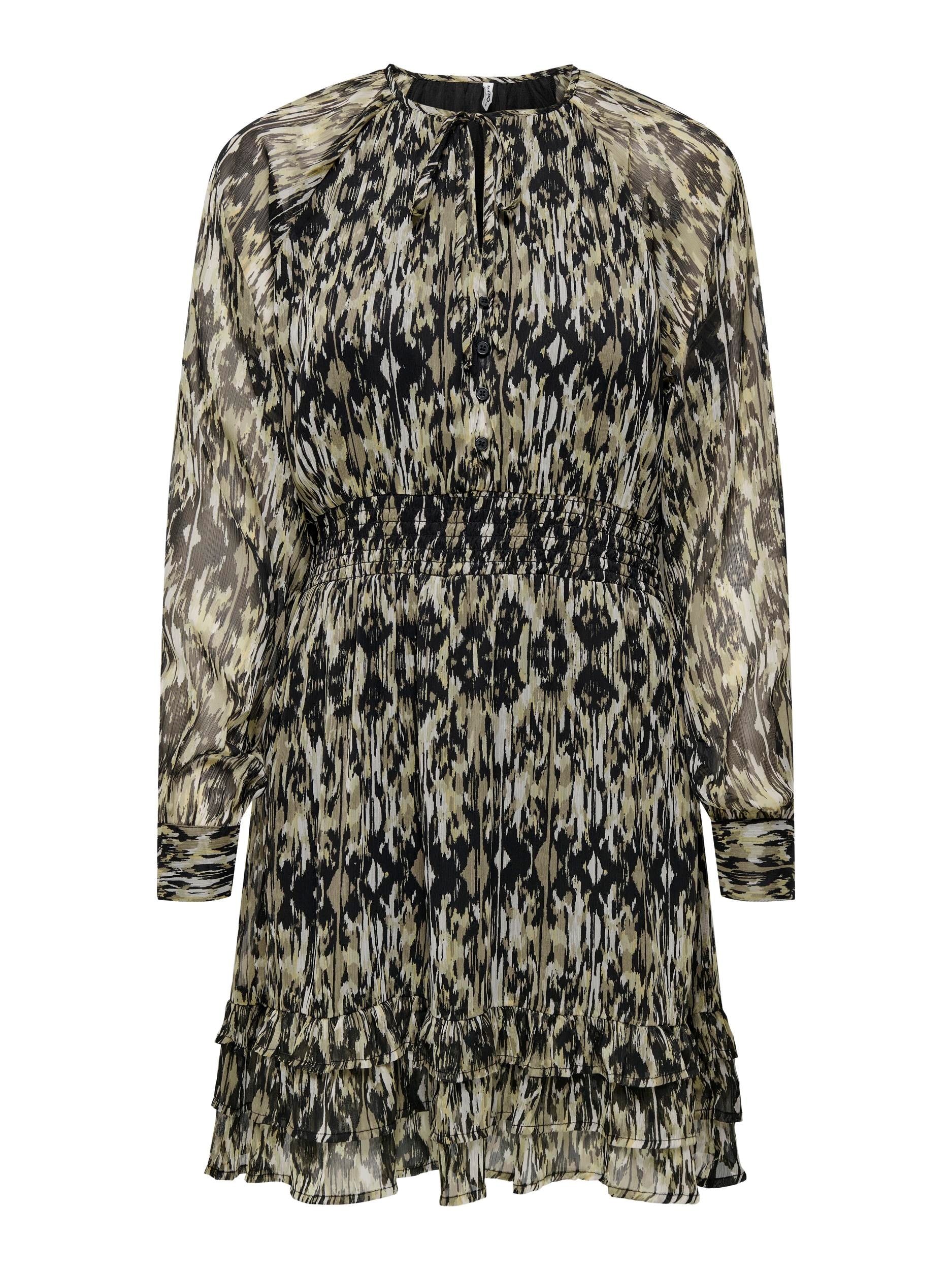 ONLY Minikleid »ONLVIVA LIFE L/S LAYER DRESS PTM«, Sommerkleid