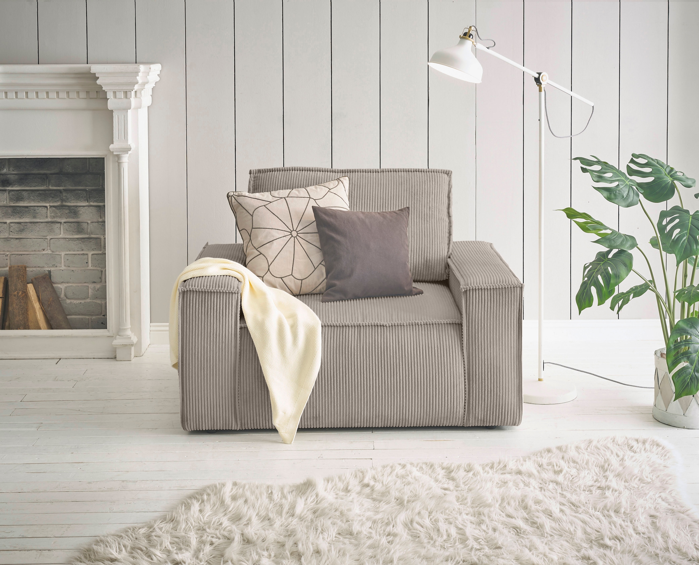 OTTO home Sessel "SHERWOOD Cord Love-Seat" passend zur Polster-Serie SHERWOOD