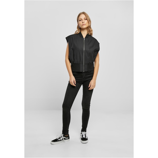 URBAN CLASSICS Steppweste »Damen Ladies Recycled Short Bomber Vest«, (1 tlg.)  für bestellen | BAUR