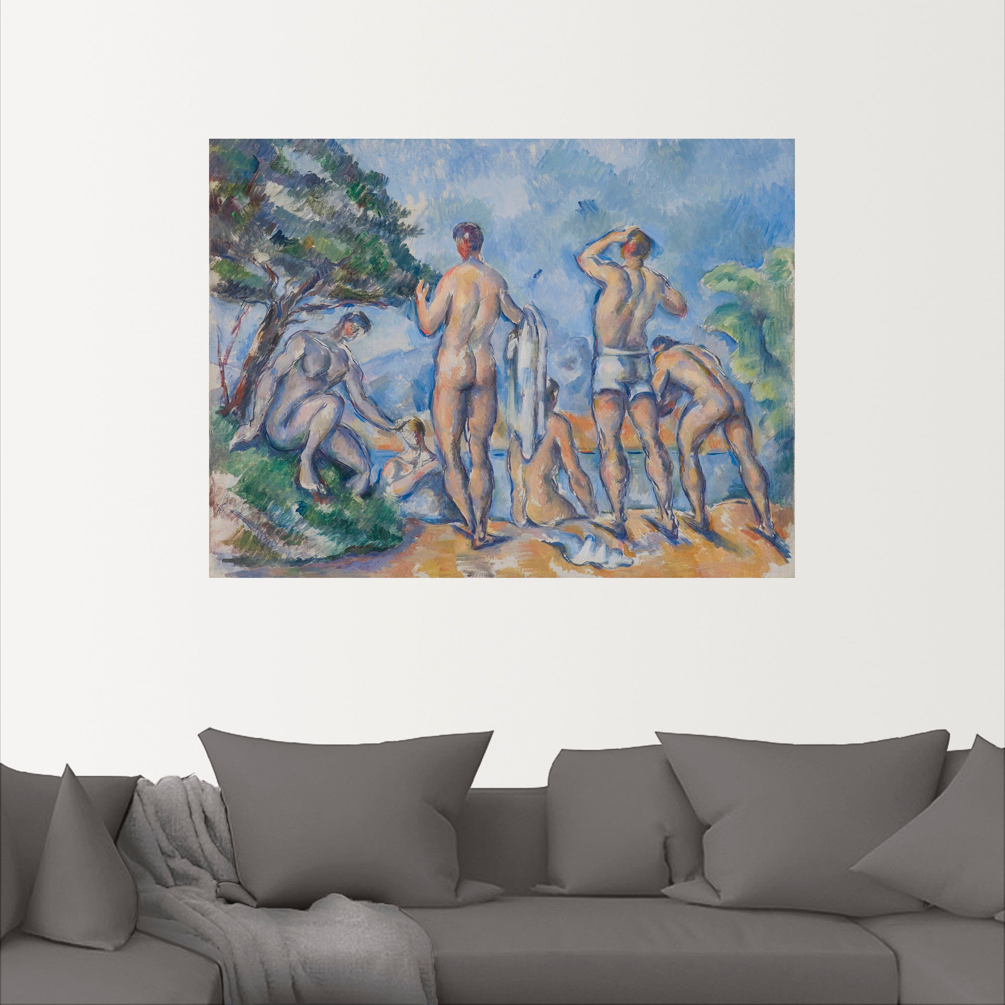 Artland Kunstdruck »Badende. 1890-92«, Erotische Bilder, (1 St.), als Alubild, Leinwandbild, Wandaufkleber oder Poster in versch. Größen