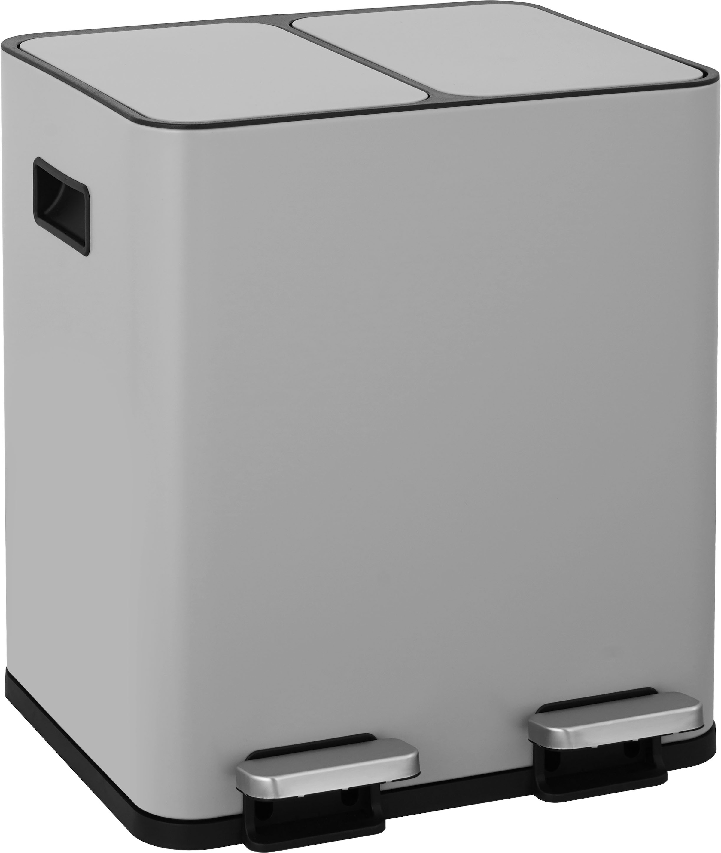 OTTO home Mülleimer "Garrin, Soft Close, m. 2 Fächern, Fassungsvermögen 2x15 L bzw. 2x30 L" 2 Behälter Mülltrennsystem mit 2 separaten Innenbehältern und Fußtrittpedalen