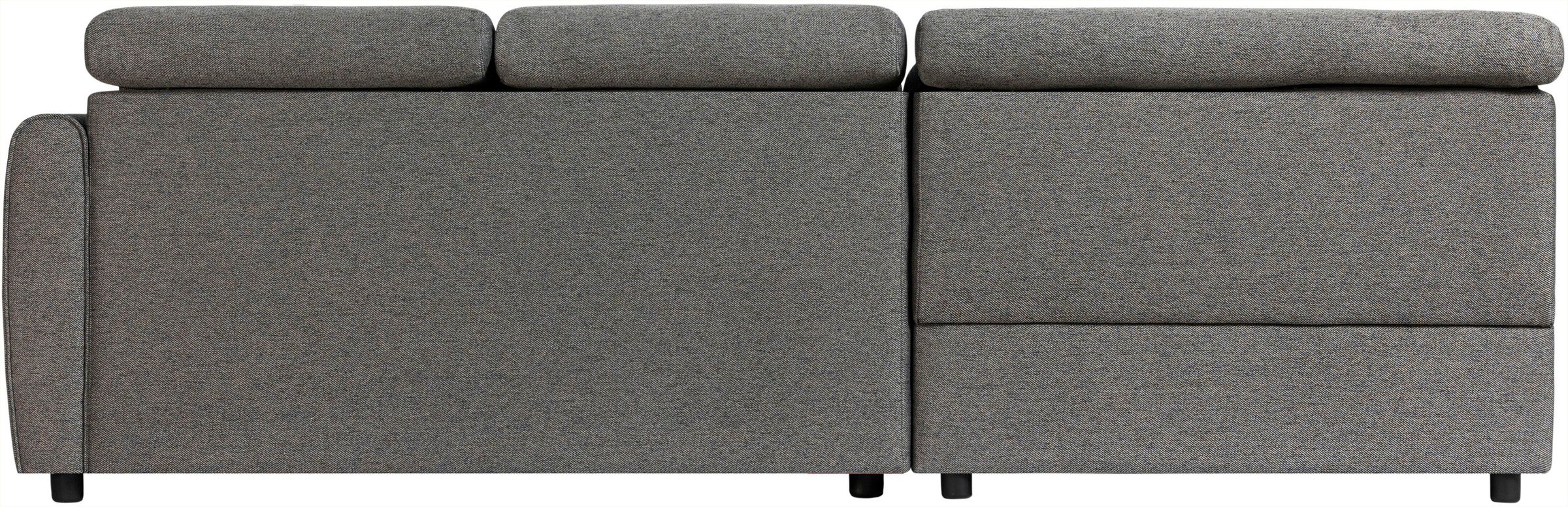 OTTO home Schlafsofa »KALLEA, Ecksofa, L-Form (251cm), Cord u. Webstoff« mit Bettfunktion & Bettkasten, verstellbare Kopfstützen