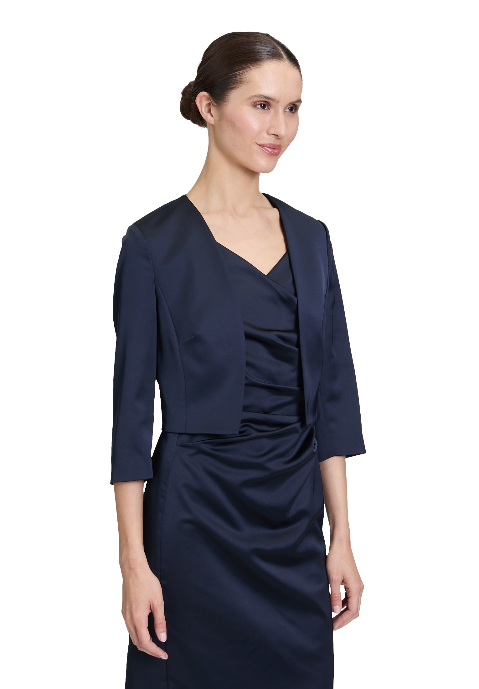 Vera Mont Bolerojacke "Vera Mont Bolero-Jacke mit Kellerfalten" günstig online kaufen