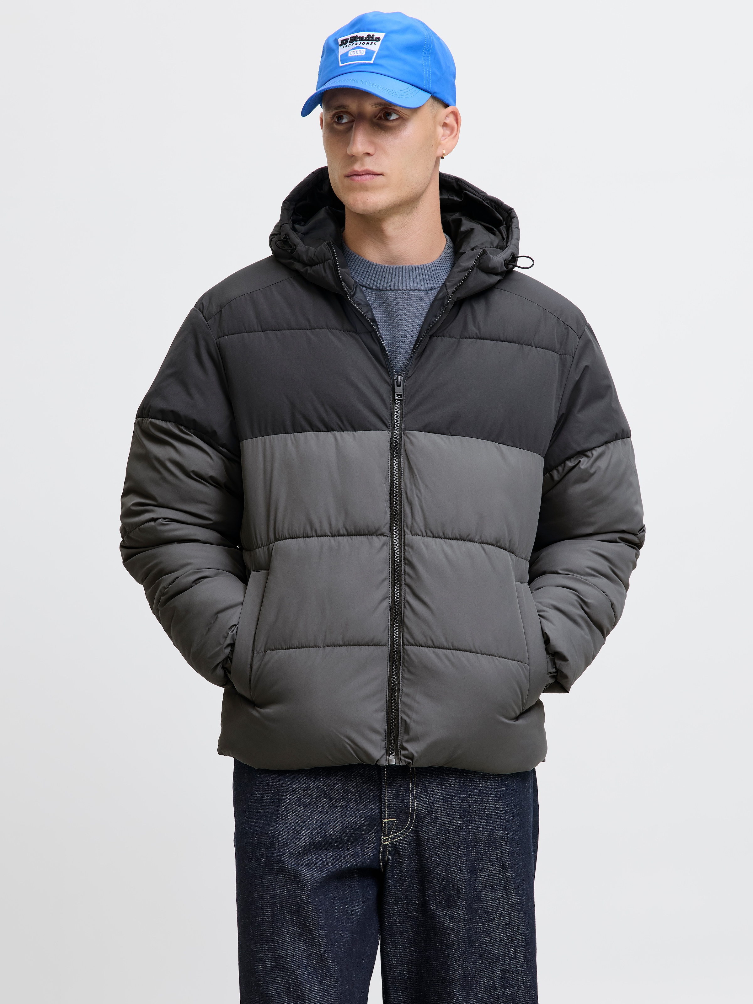 Jack & Jones Steppjacke "JJMAZE PUFFER HOOD" mit Kapuze günstig online kaufen