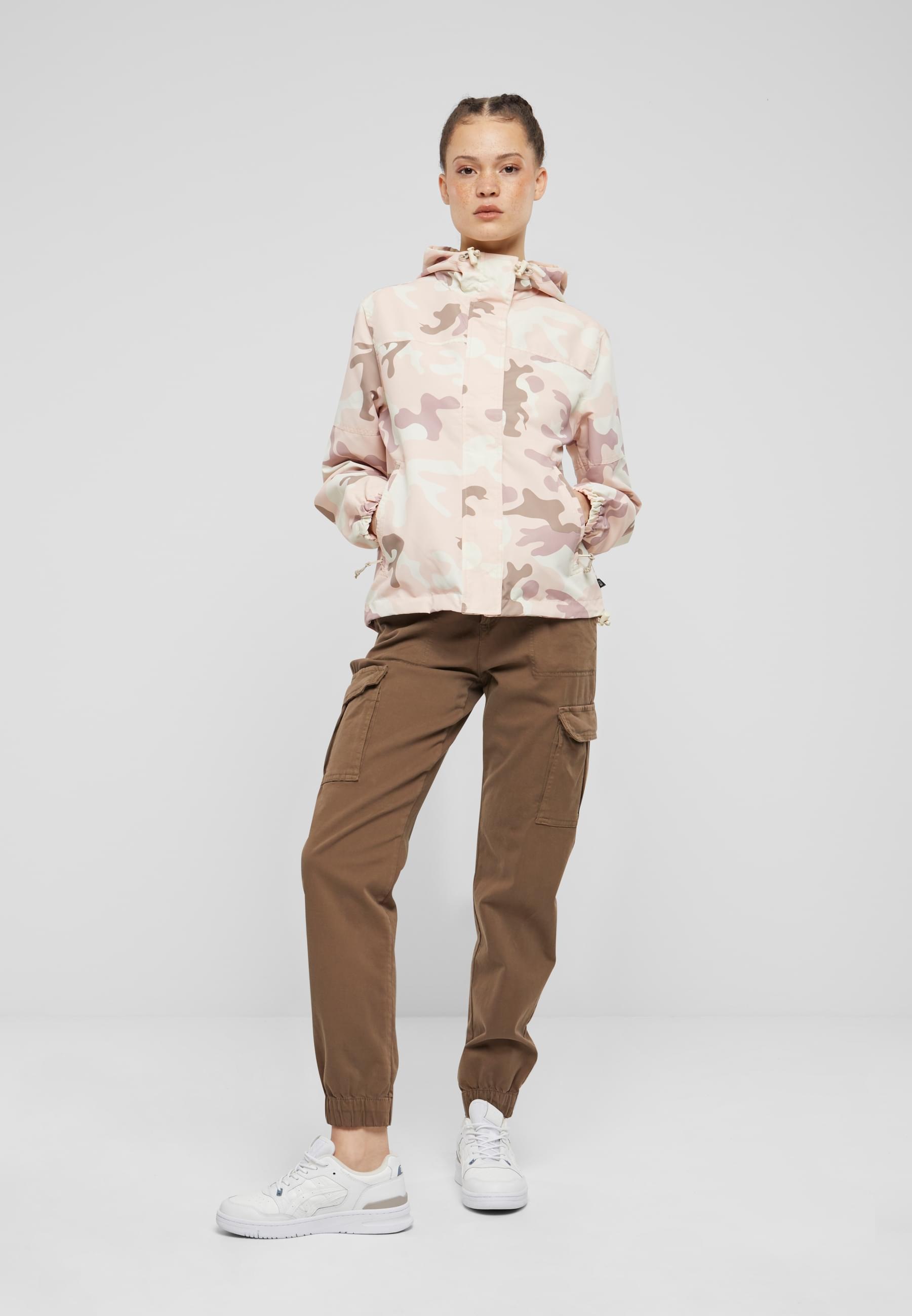 Brandit Allwetterjacke »Brandit Damen Ladies Summer Windbreaker Frontzip«, (1 St.), mit Kapuze