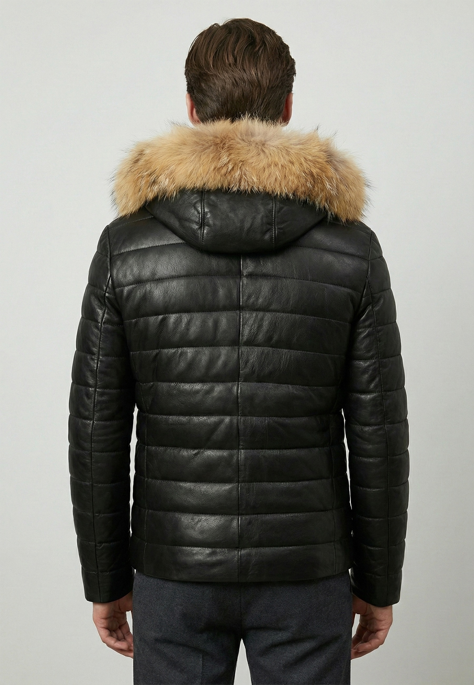 Felix Hardy Lederjacke "Lederjacke mit Kapuze und Reißverschluss" günstig online kaufen