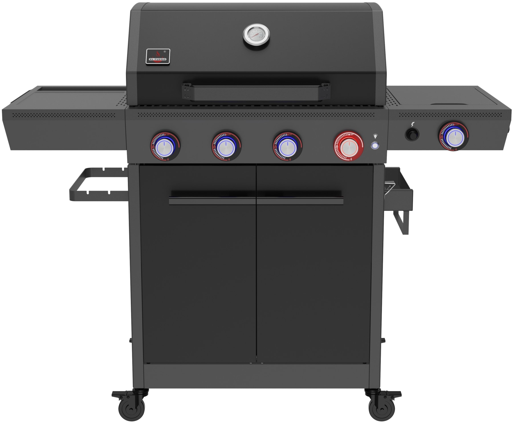 El Fuego Gasgrill »Key West« 16 kW (4 Brenner je 3,0 kW + 1 Turbobrenner 4,0 kW)