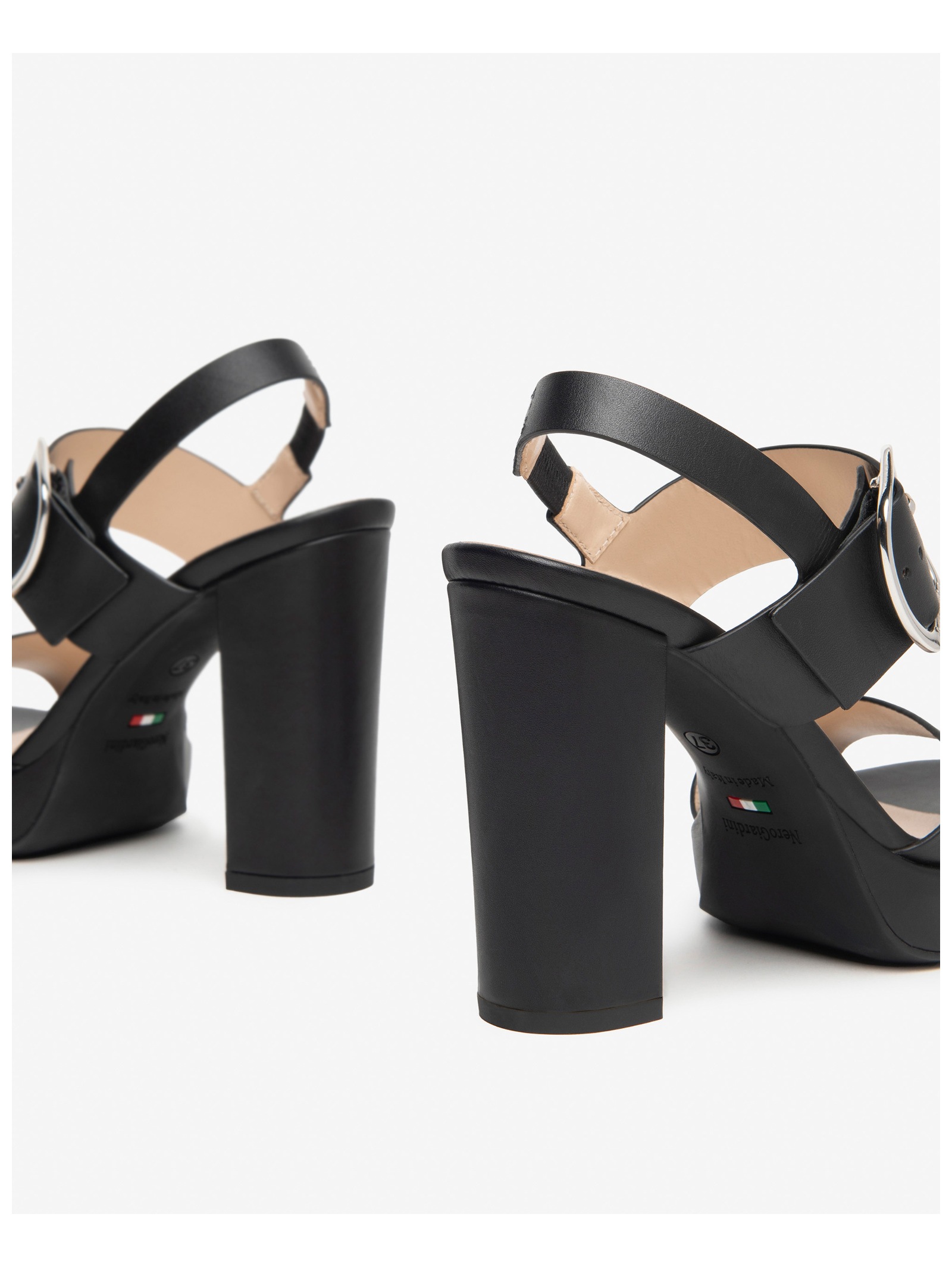 Nero Giardini High-Heel-Sandalette »Nero Giardini Sandalen Leder«