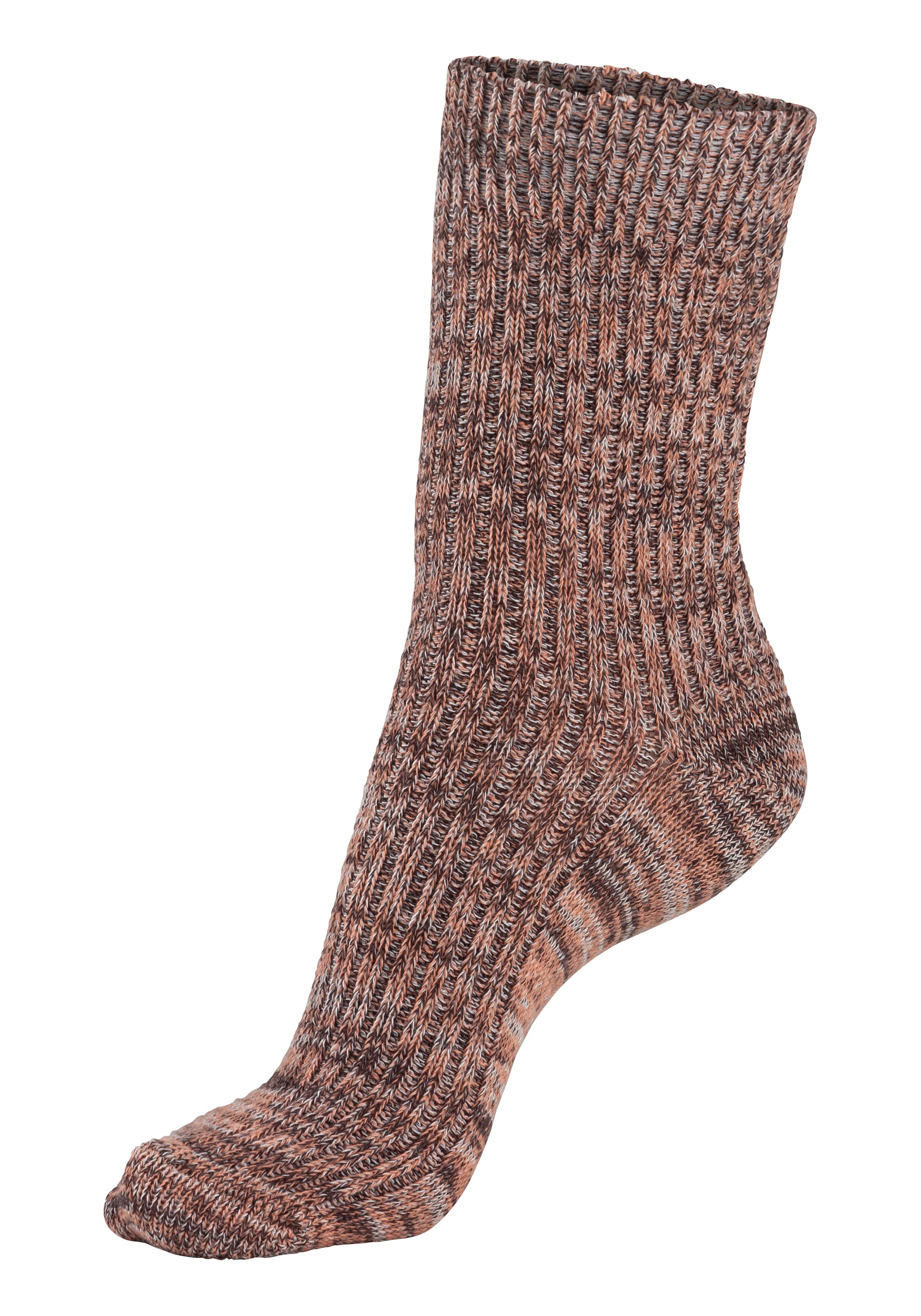 LASCANA Socken, (5 Paar), gestrickt mit farbigen Garnen