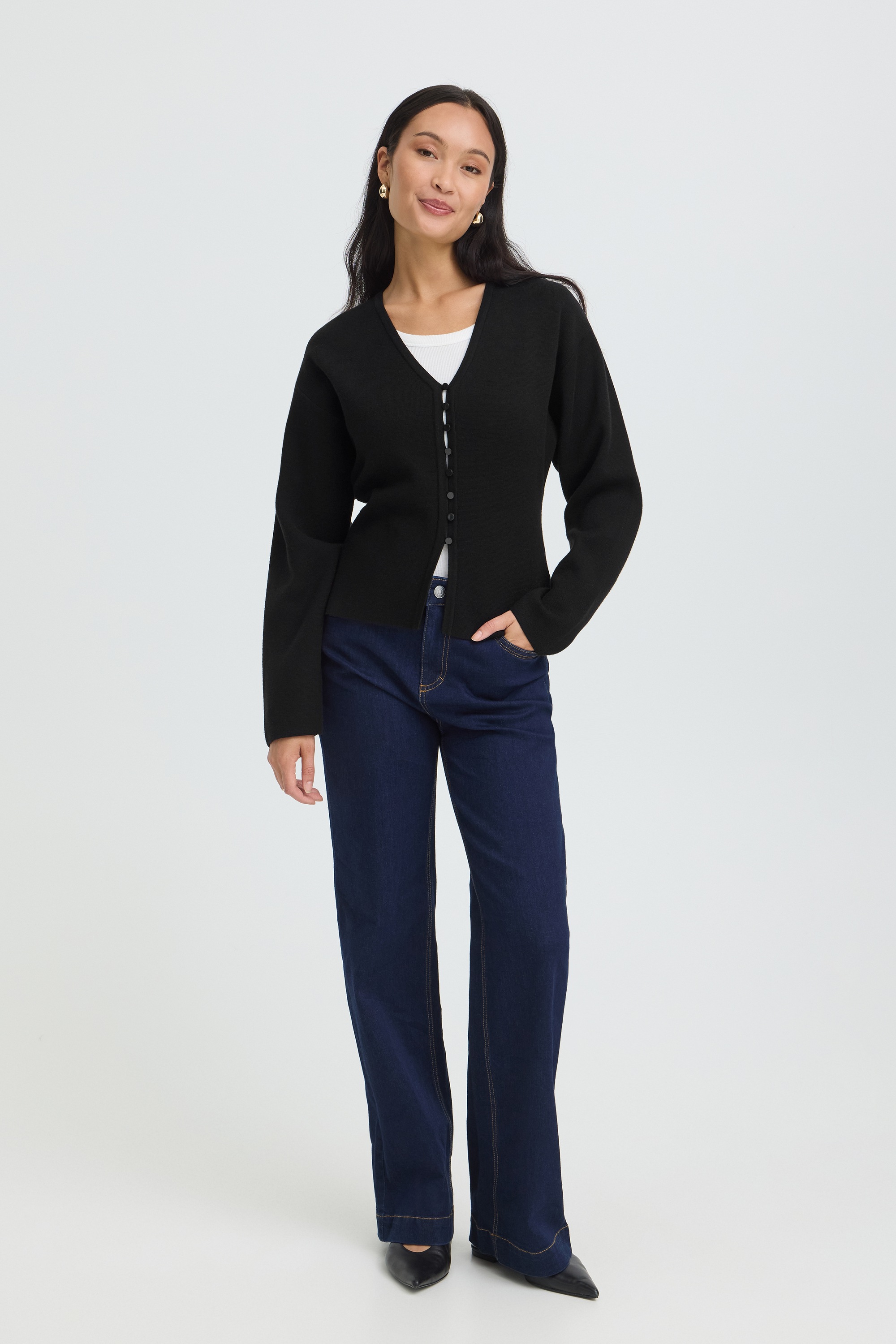 fransa Strickjacke »Damen Langarm FRVERA«
