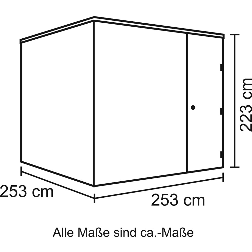 Skanholz Gartenhaus »CrossCube Melbourne 3«