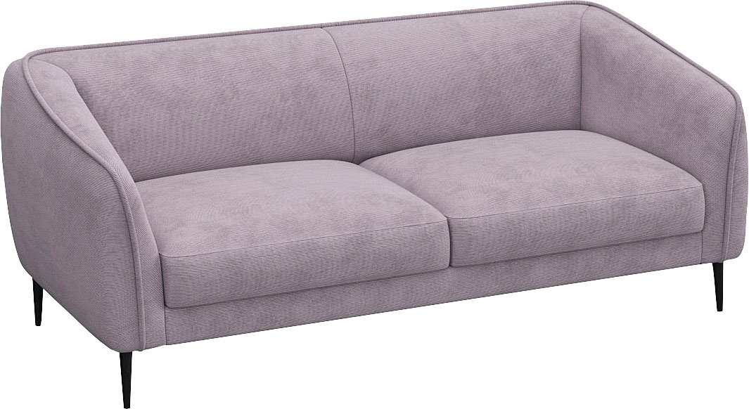 FLEXLUX 2,5-Sitzer »Belle Designsofa, Couch, bequem durch Kaltschaum im Sitz«, Skandinavisches Design, In hochwertiger Verarbeitung