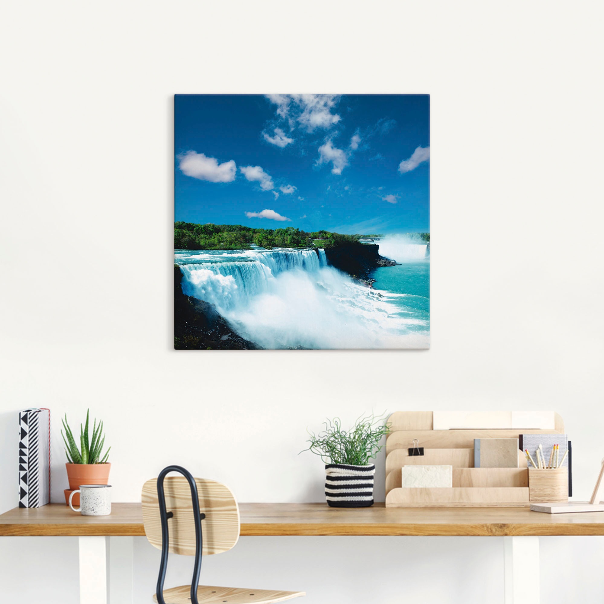 Artland Wandbild »Niagara«, Gewässer, (1 St.), als Alubild, Outdoorbild, Leinwandbild in verschied. Größen
