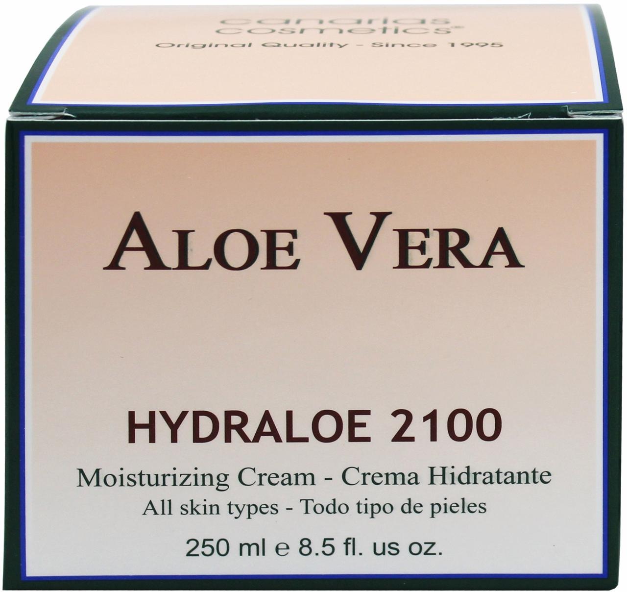 canarias cosmetics Feuchtigkeitscreme »Hydraloe 2100«, Aloe Vera reichhaltig, für Gesicht & Körper, fördert Zellerneuerung.