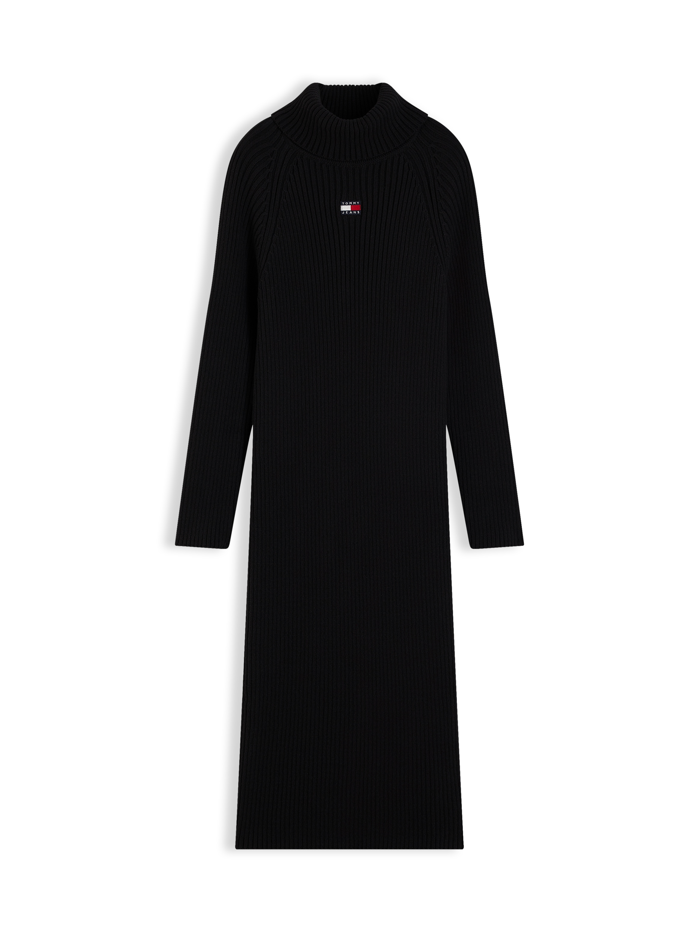 Tommy Jeans Sweatkleid »TJW BADGE MIDI SWEATER DRESS« Baumwolle