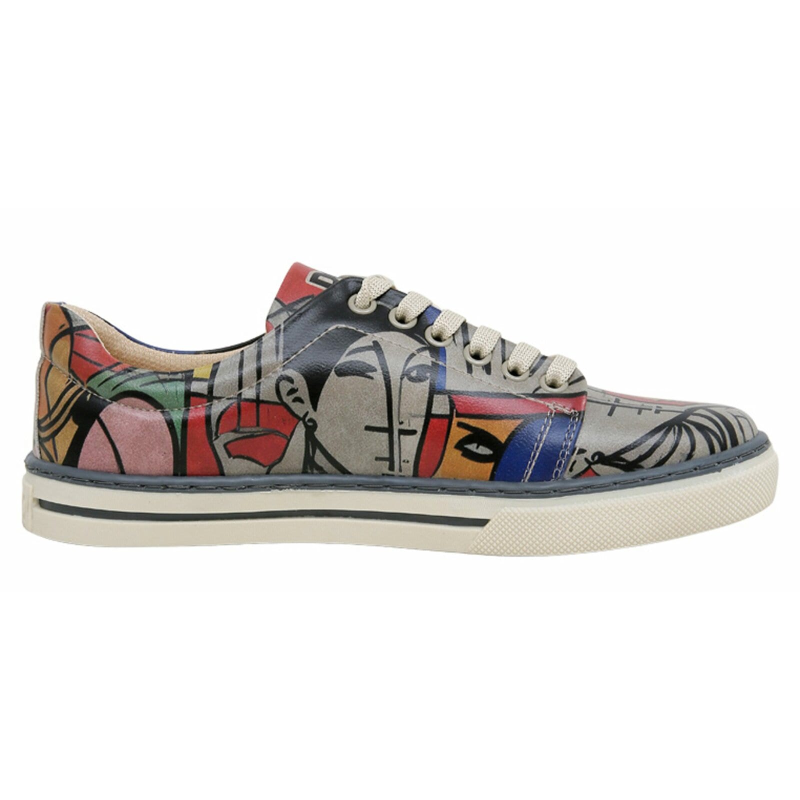 DOGO Sneaker »Classic Schnürsneaker - Abstract Leaves Damen Sneaker«, Vegan