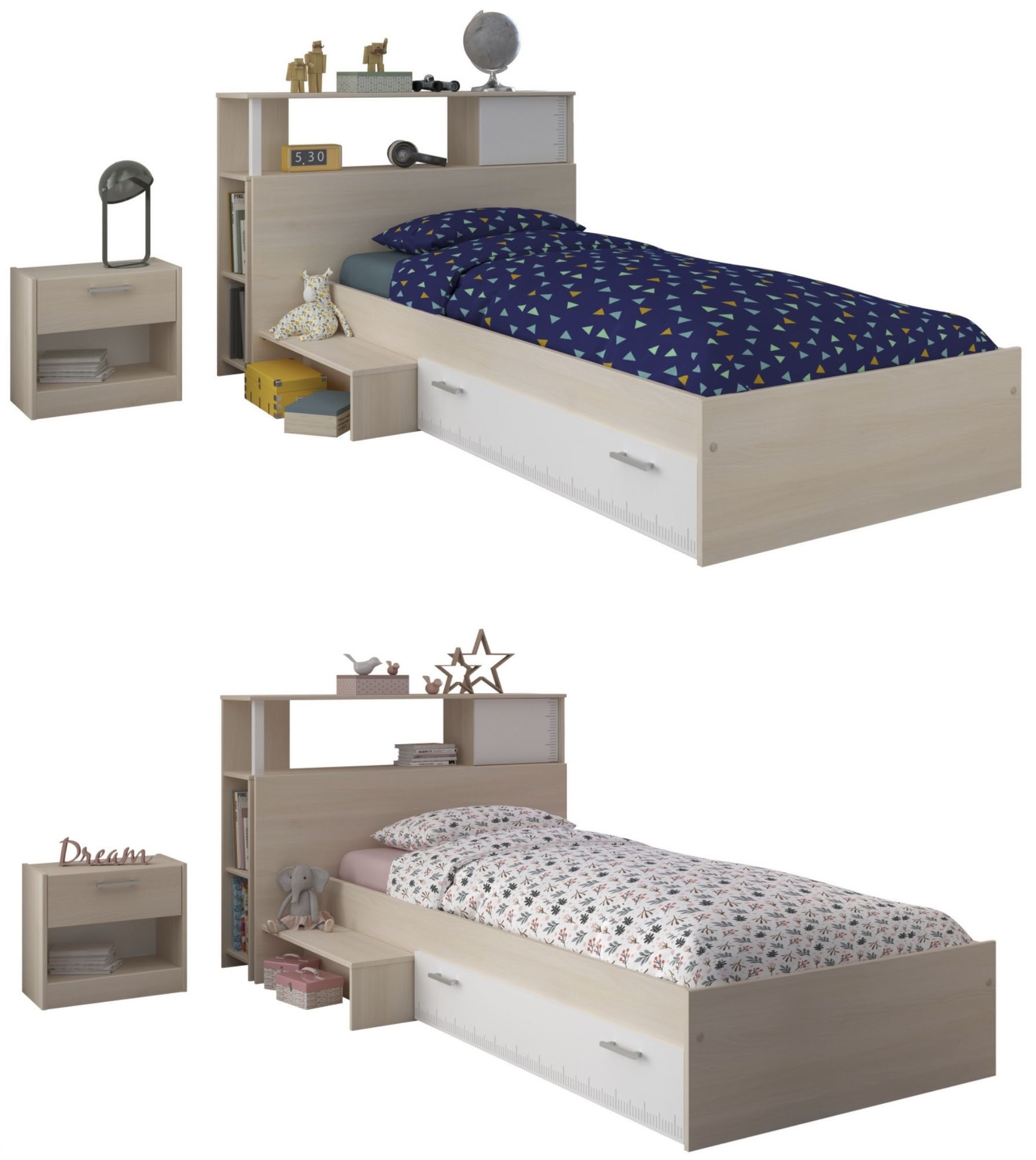 Parisot Jugendzimmer-Set "Parisot Kinderimmer Charly 17" 3 Stk. tlg. günstig online kaufen