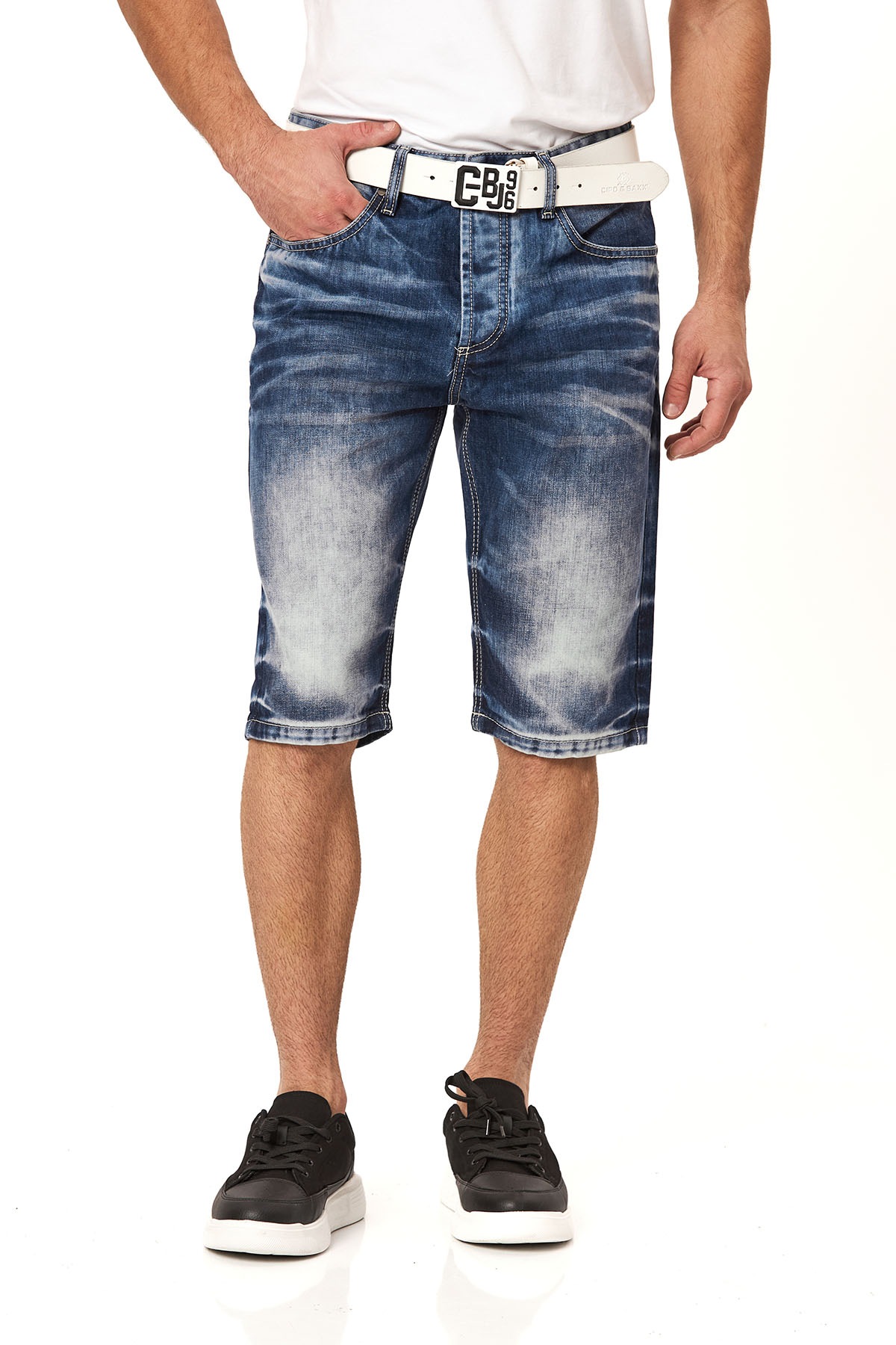 Thumbnail - Cipo & Baxx Jeansbermudas Baumwolle, regular fit