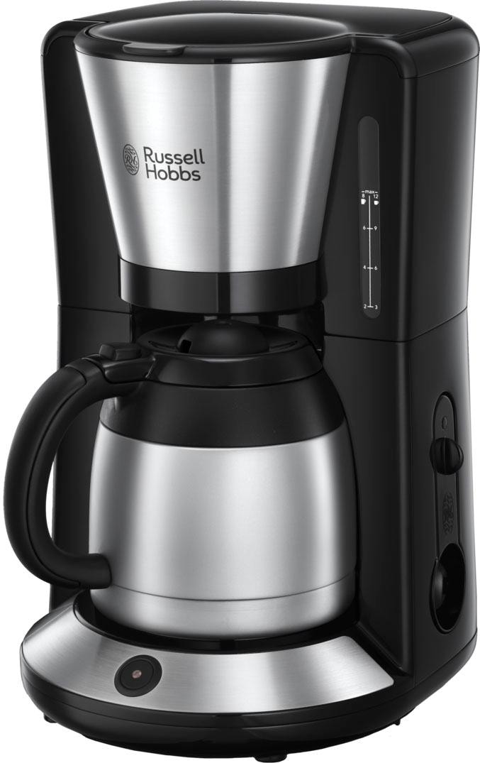 RUSSELL HOBBS Filterkaffeemaschine »Adventure 24020-56«, 1 l Kaffeekanne, Papierfilter, 1x4, mit Thermokanne, 1100 Watt, Edelstahl gebürstet