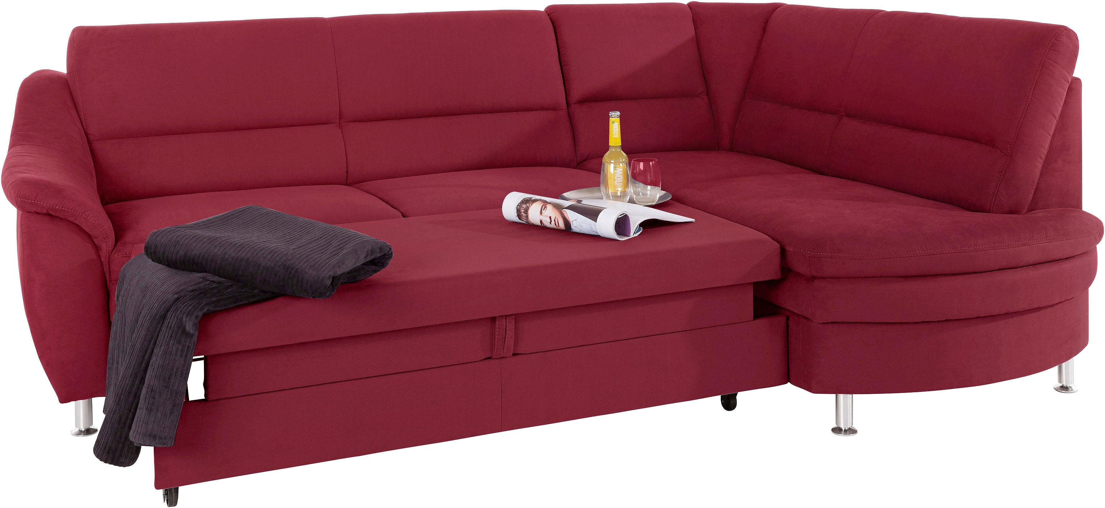 Thumbnail - PLACES OF STYLE Ecksofa "Cardoso L-Form" Federkern, wahlweise mit Bett, Schubkasten