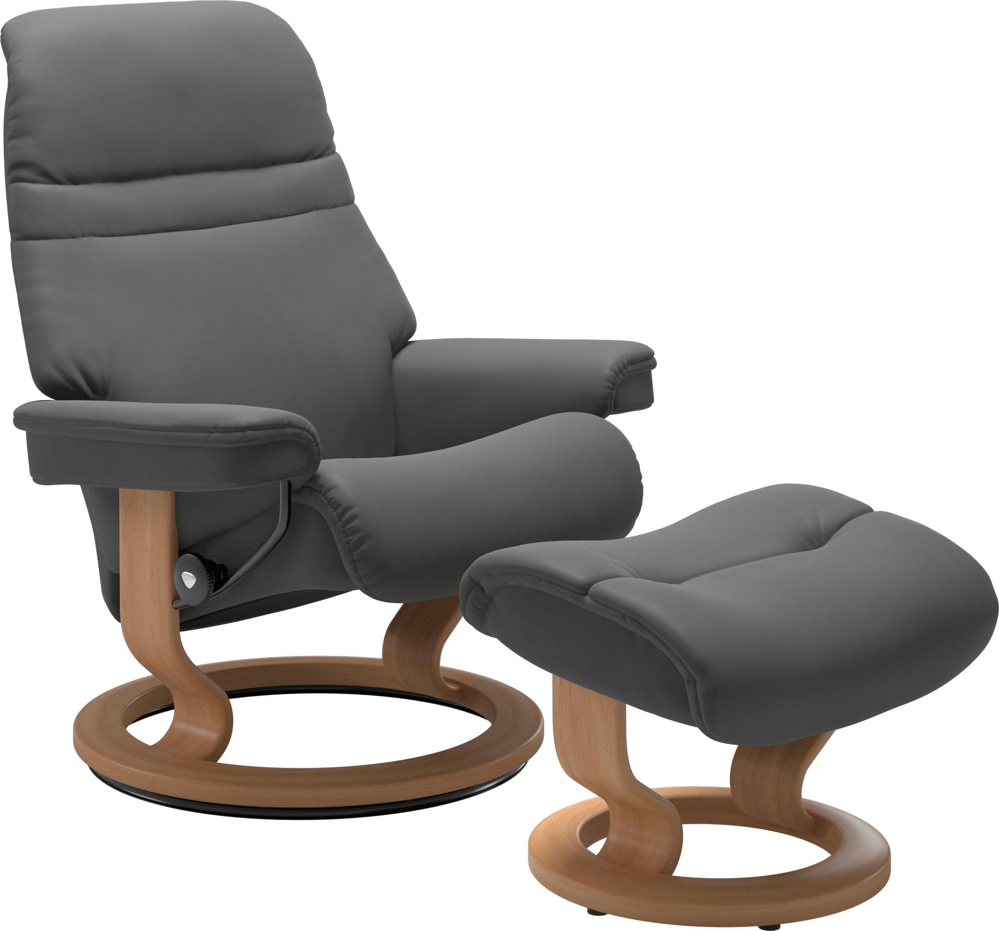 Stressless Relaxsessel "Sunrise" mit Classic Base, Größe M, Gestell Eiche günstig online kaufen