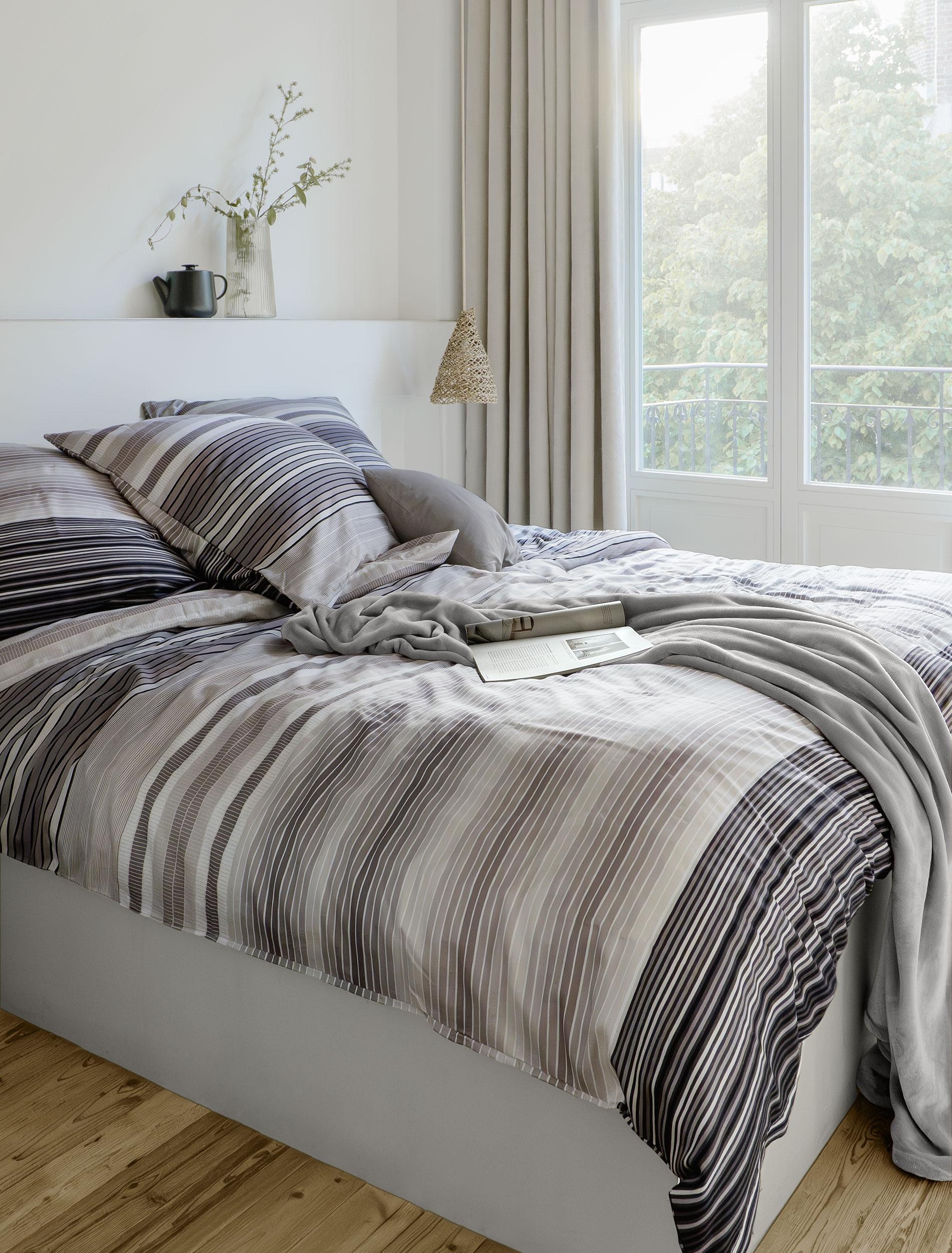 Irisette Bettwäsche »Wave-J 8651« 2 Stk. tlg. anschmiegsam und atmungsaktiv, Ganzjahresqualität