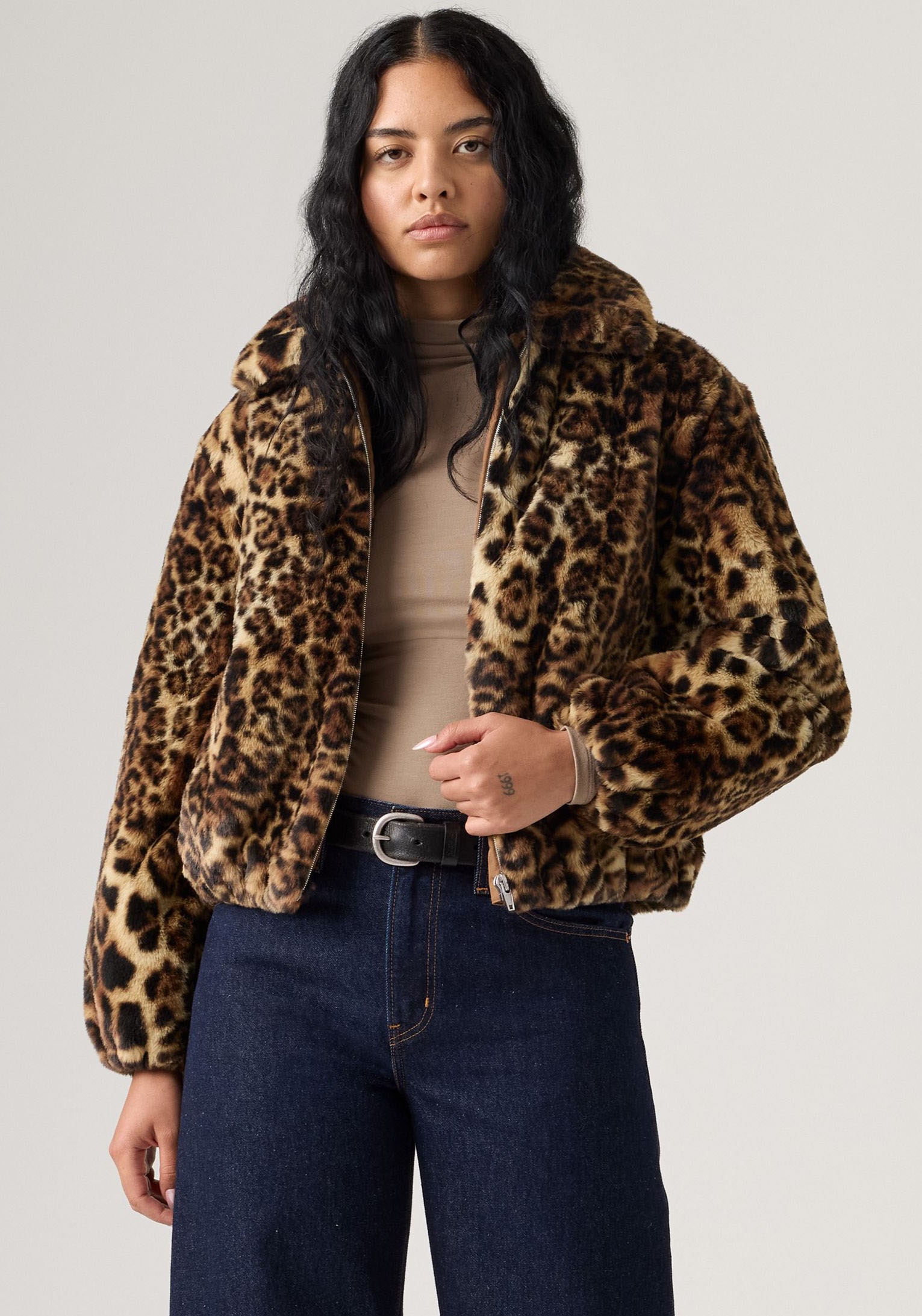 Levis Blouson "ELLE SHERPA LEOPA", Animal- Look günstig online kaufen