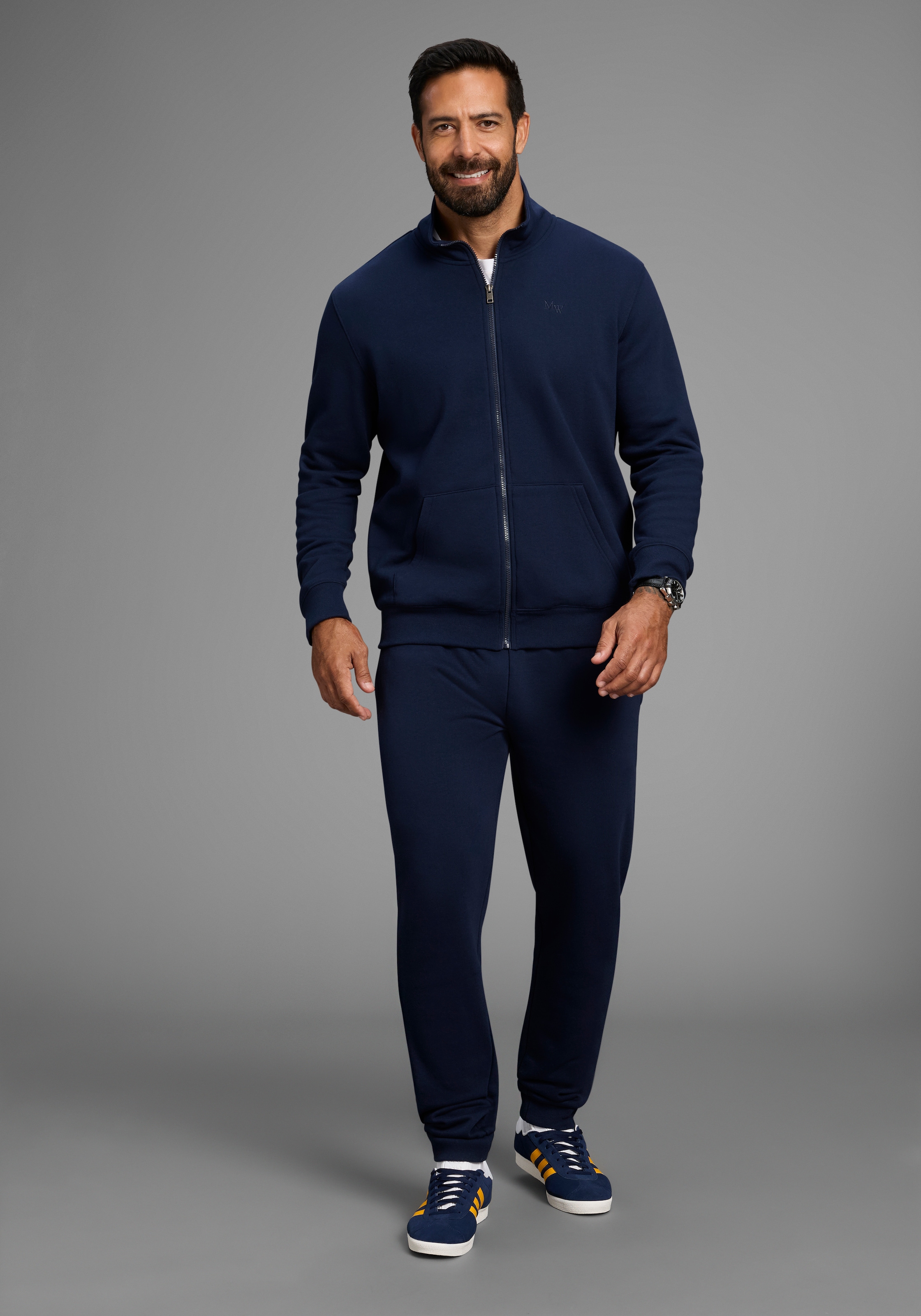 Mans World Sweatjacke "Jogginganzug" Set, für Sport und Freizeit auch in Gr günstig online kaufen