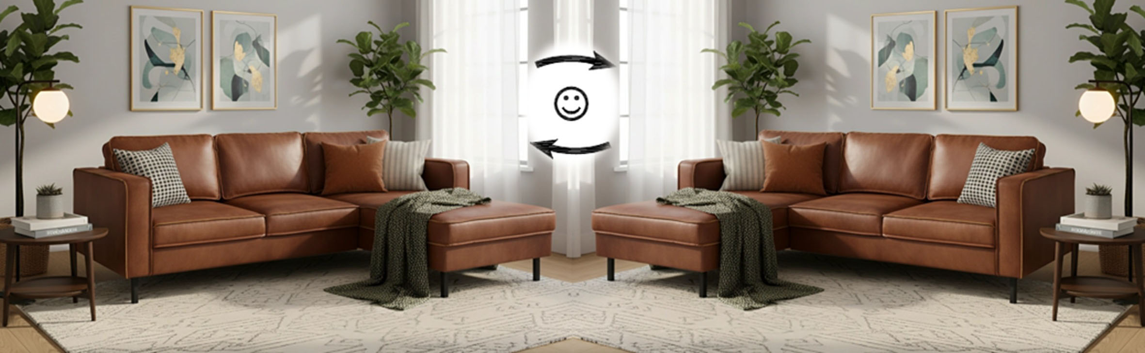 Thumbnail - Home affaire Ecksofa "Watkins, wahlweise mit Schlaffunktion/Bettkasten, moderne offene Naht" Recamiere beidseitig montie...