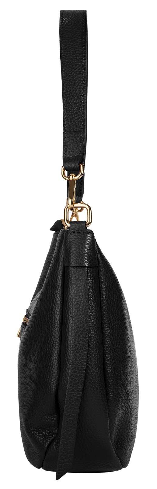 Cluty Umhängetasche, echt Leder, Made in Italy