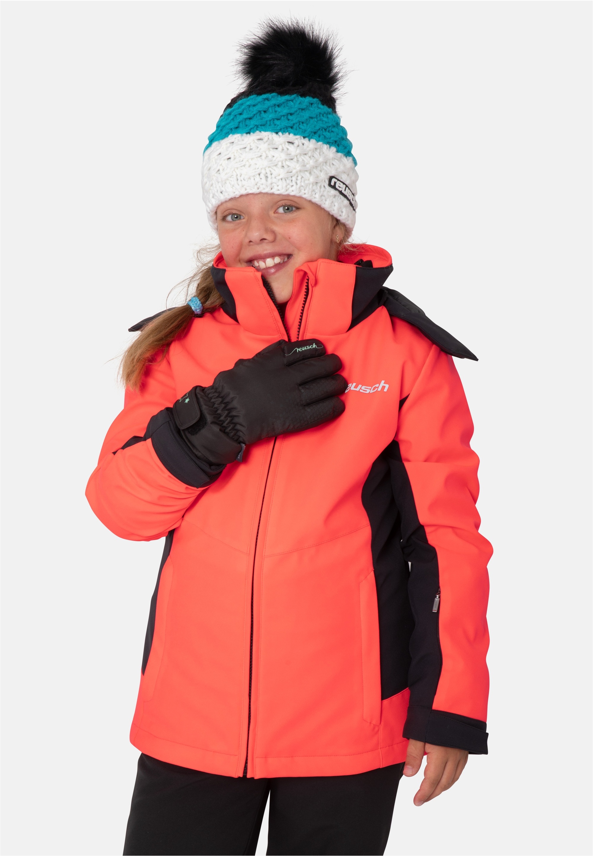 Thumbnail - Reusch Beanie "Aiden" 1 Stk. in Colourblocking-Design